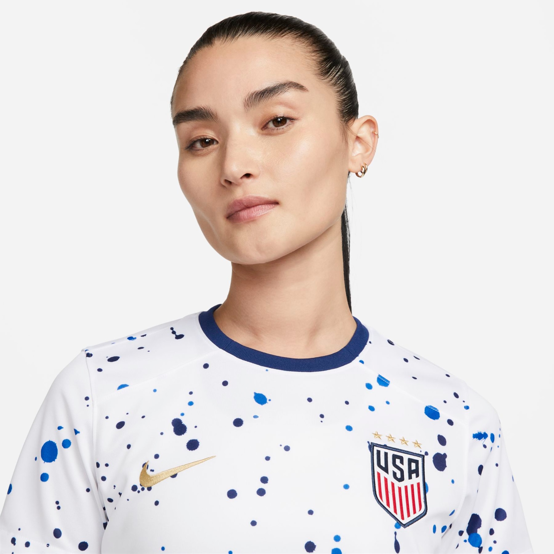 Camiseta Nike Estados Unidos I 2023/24 Torcedora Pro Feminina - Foto 4