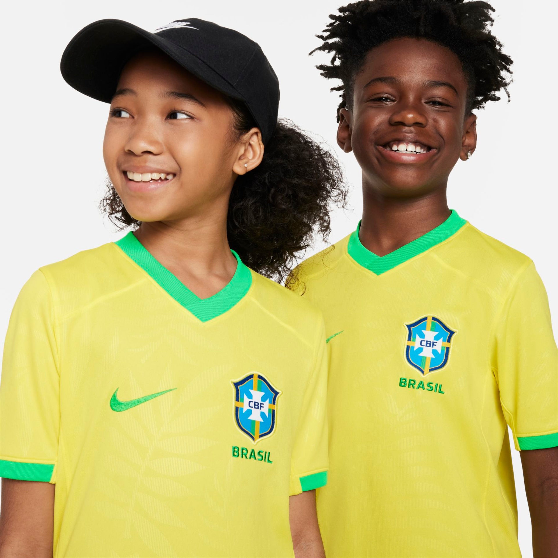 Camisa Nike Brasil I 2023/24 Torcedor Pro Infantil - Foto 3
