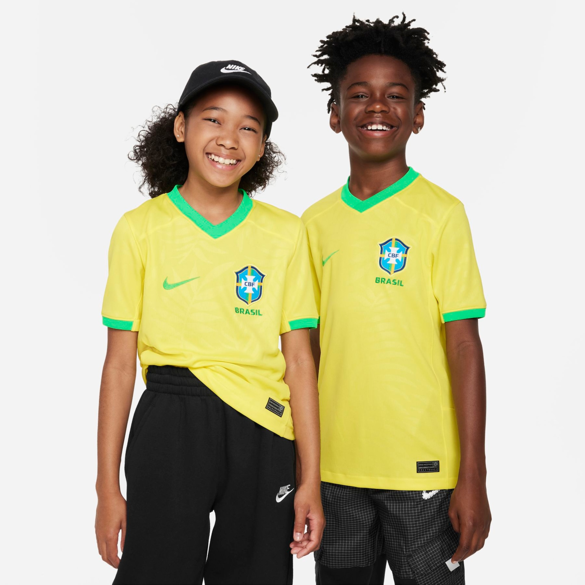 Camisa Nike Brasil I 2023/24 Torcedor Pro Infantil - Foto 1