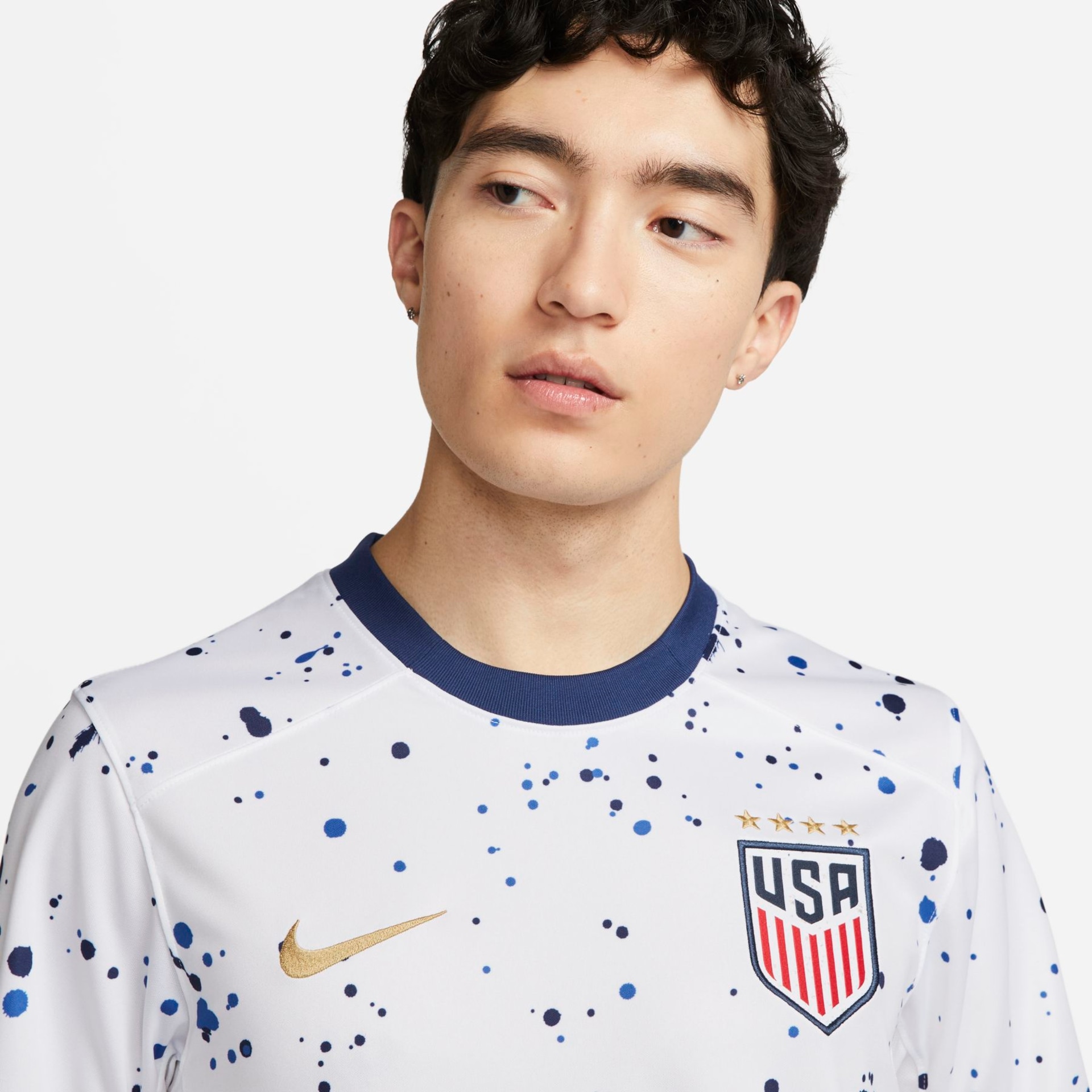 Camisa Nike Estados Unidos I 2023/24 Torcedor Pro Masculina - Foto 3