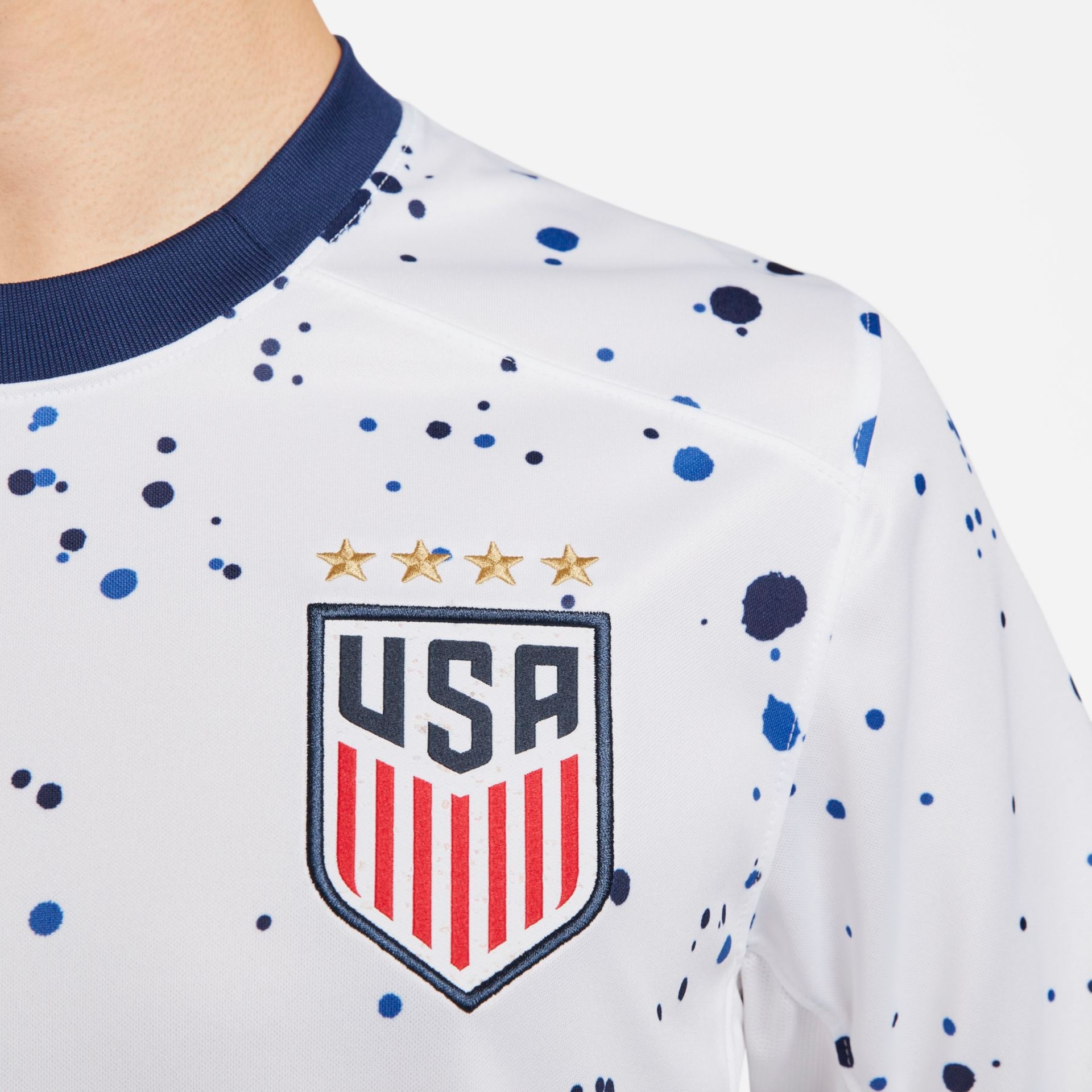 Camisa Nike Estados Unidos I 2023/24 Torcedor Pro Masculina - Foto 4