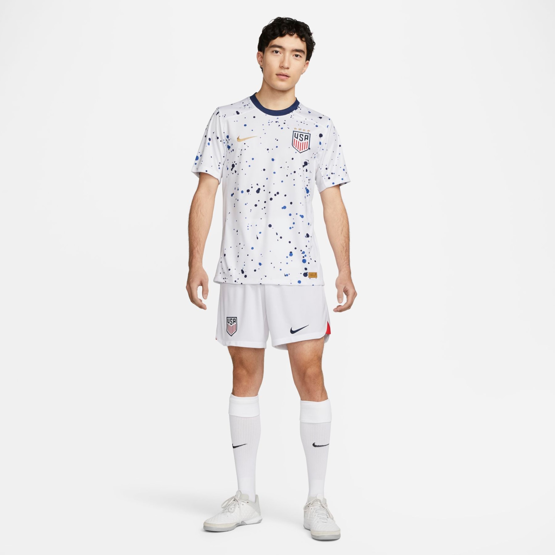 Camisa Nike Estados Unidos I 2023/24 Torcedor Pro Masculina - Foto 6