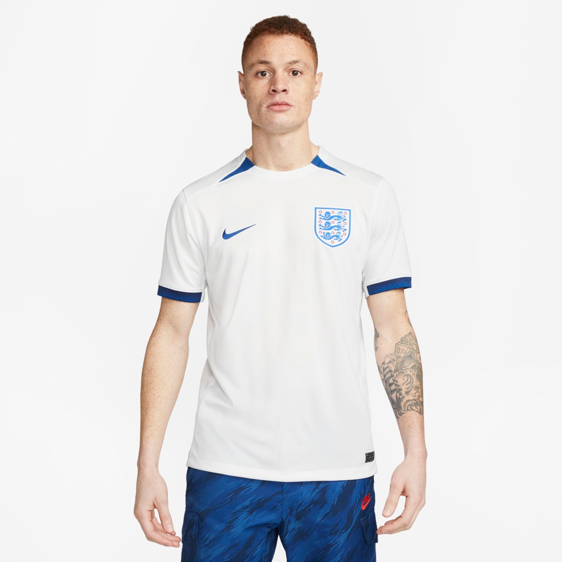 Camisa Nike Inglaterra I 2023/24 Torcedor Pro Masculina - Foto 1