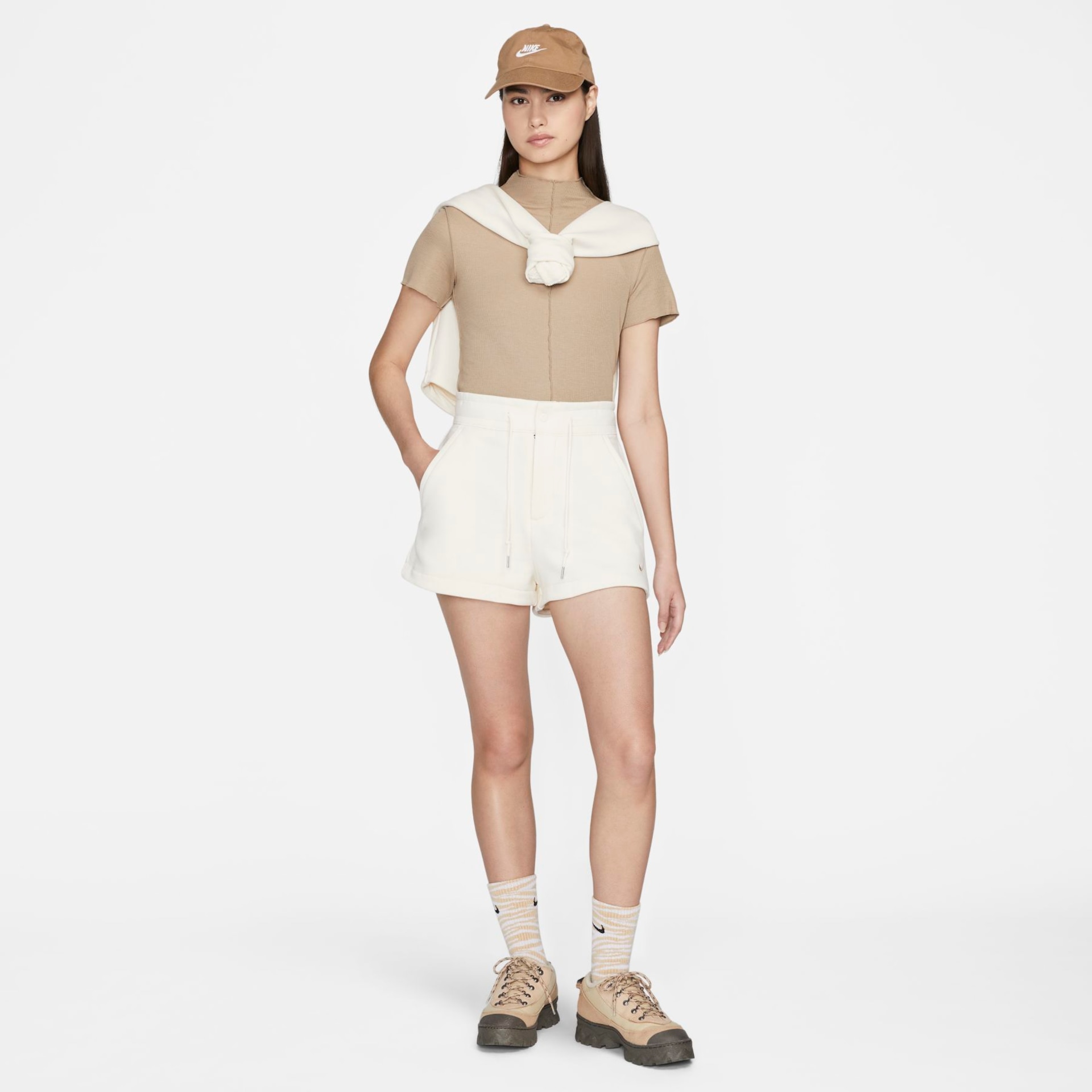 Shorts Nike Sportswear Modern Fleece Feminino - Foto 7