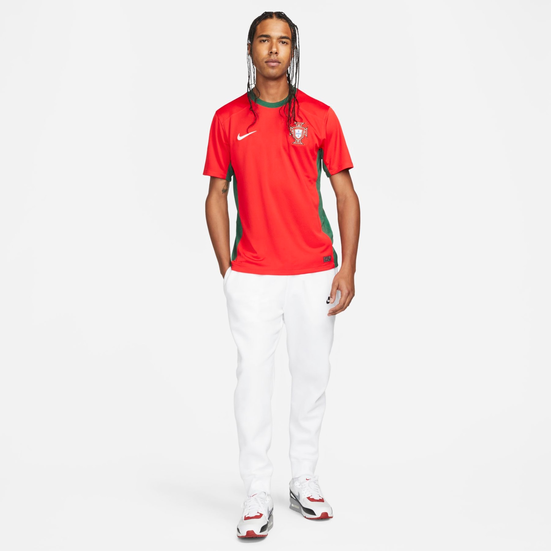 Camisa Nike Portugal I 2023/24 Torcedor Pro Masculina - Foto 8