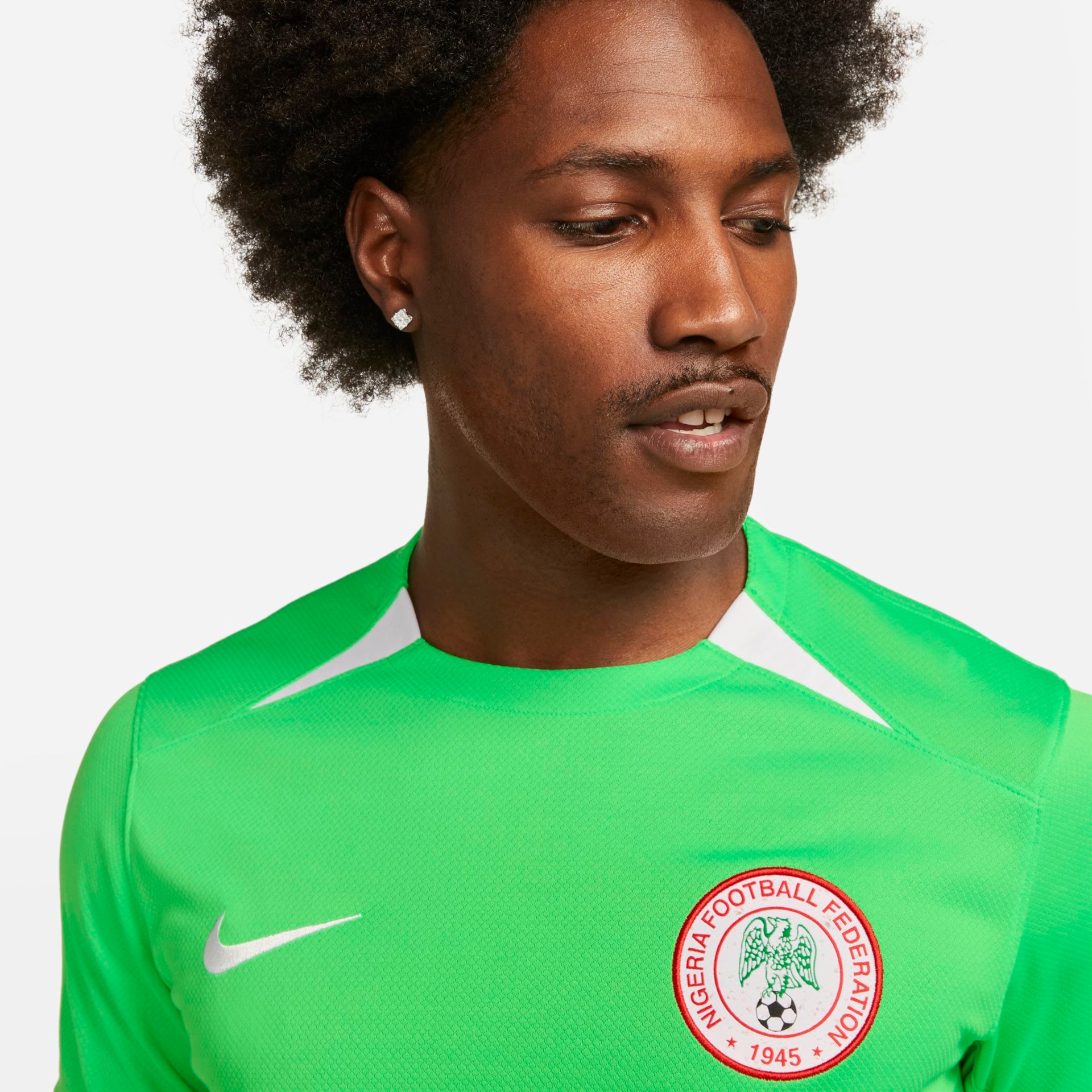 Camisa Nike Nigéria I 2023/24 Torcedor Pro Masculina - Foto 3