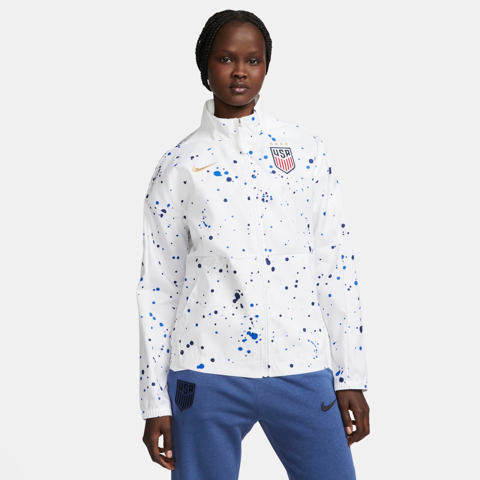 Jaqueta Nike Estados Unidos Hino Feminina - Foto 1