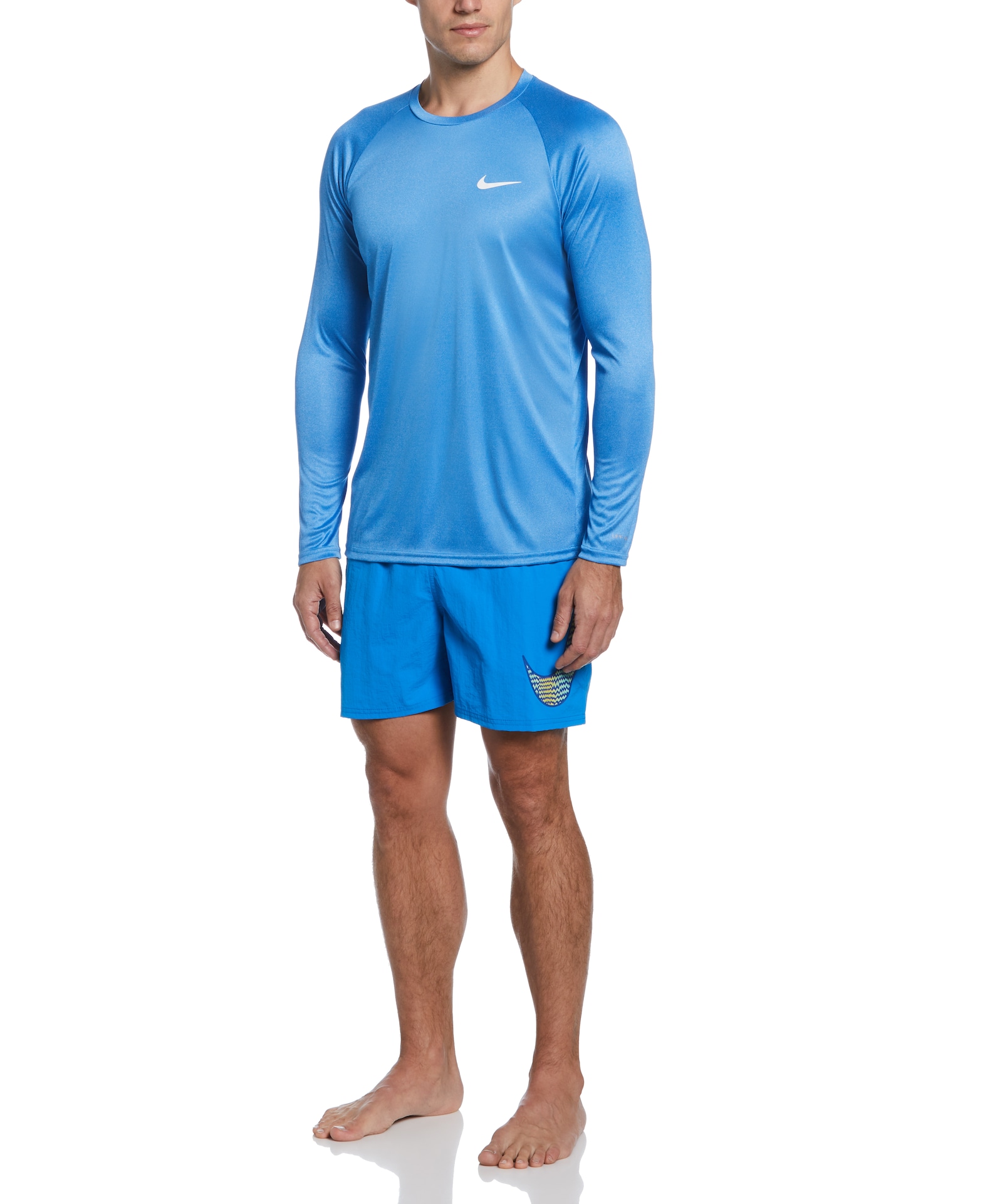 Camiseta Nike Heather Hydroguard Masculina - Foto 4