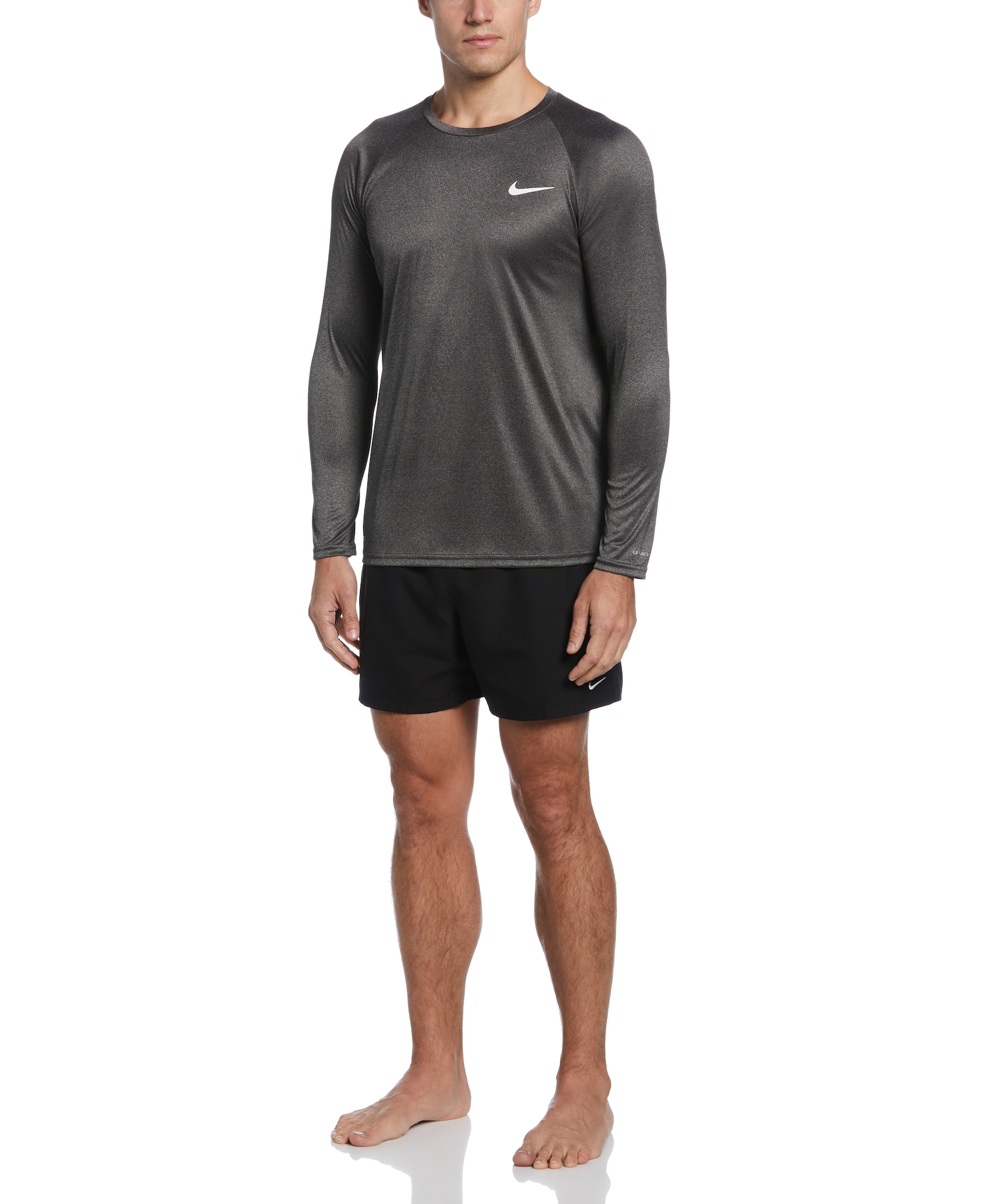 Camiseta Nike Heather Hydroguard Masculina - Foto 5