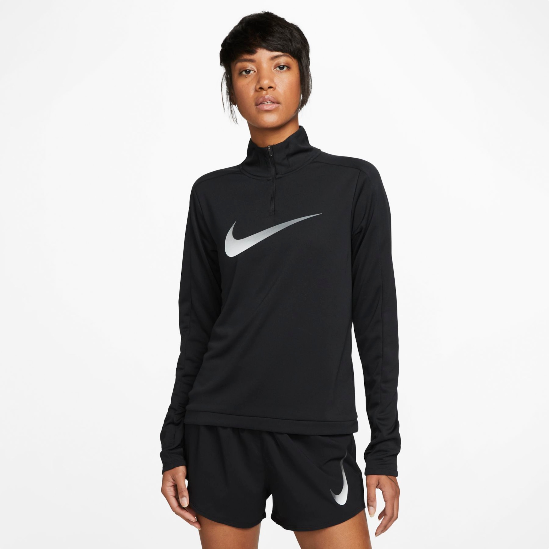 Camiseta Nike Dri-FIT Swoosh Feminina - Foto 1