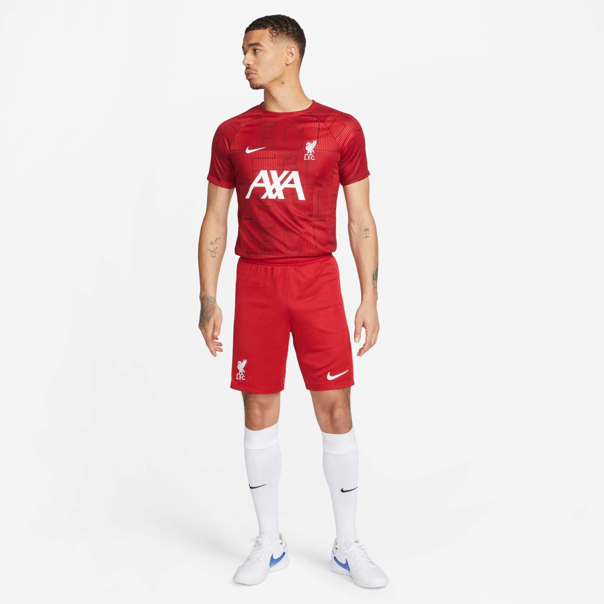 Shorts Nike Liverpool I 2023/24 Torcedor Pro Masculino - Foto 7