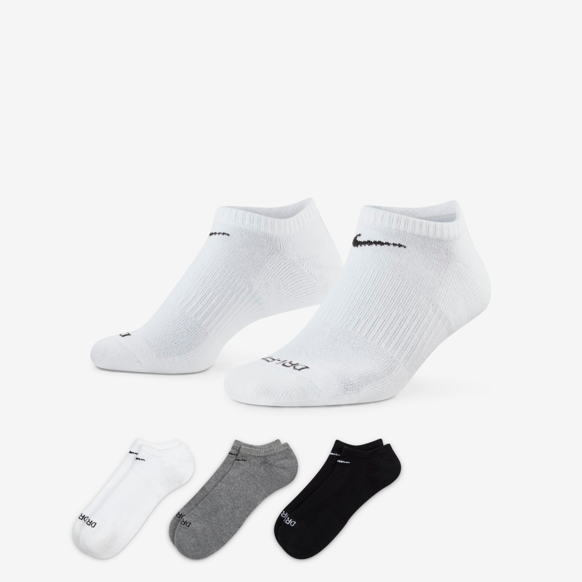 Meia Nike Everyday Plus Cushioned (3 Pares) Unissex - Foto 1