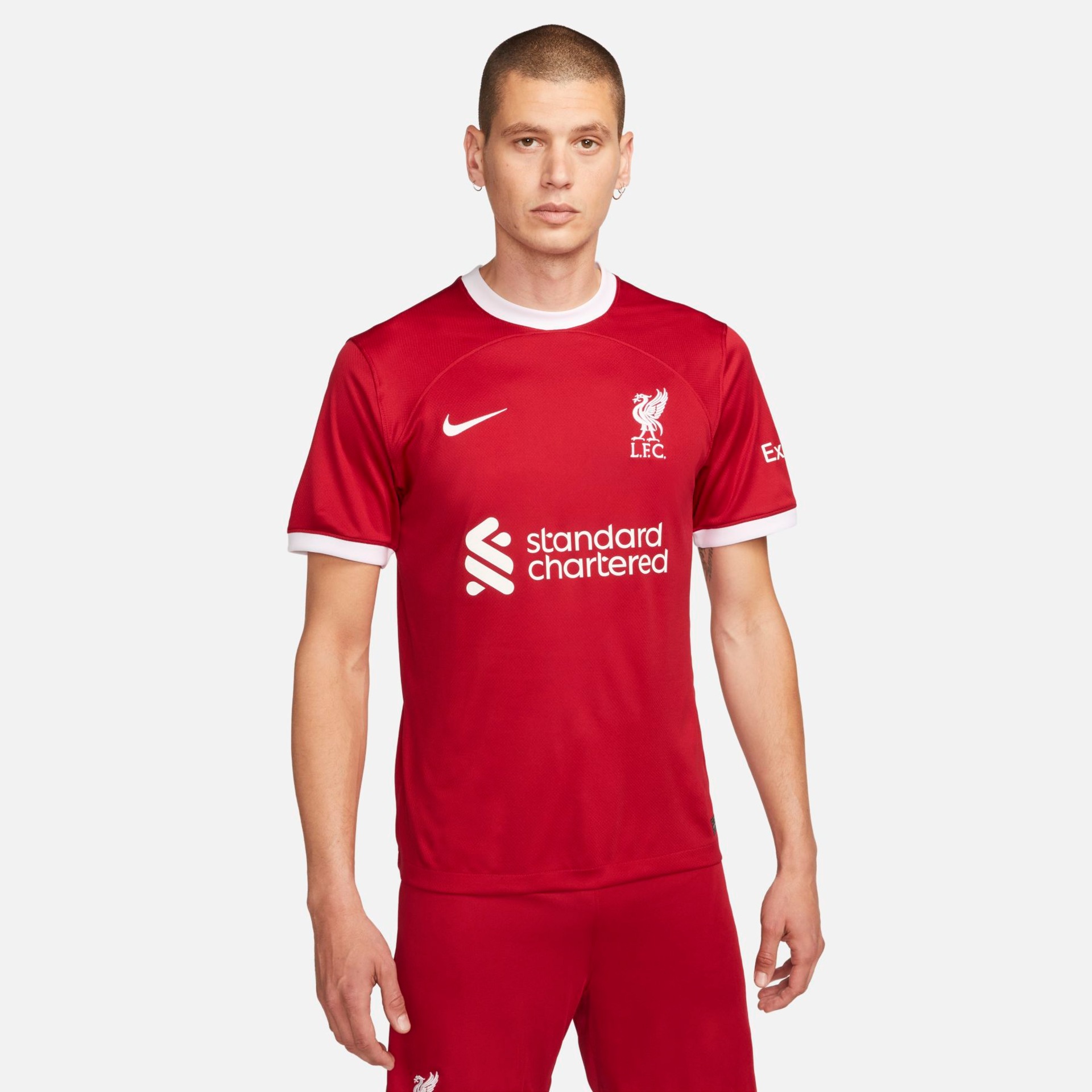 Camisa Nike Liverpool I 2023/24 Torcedor Pro Masculina - Foto 1