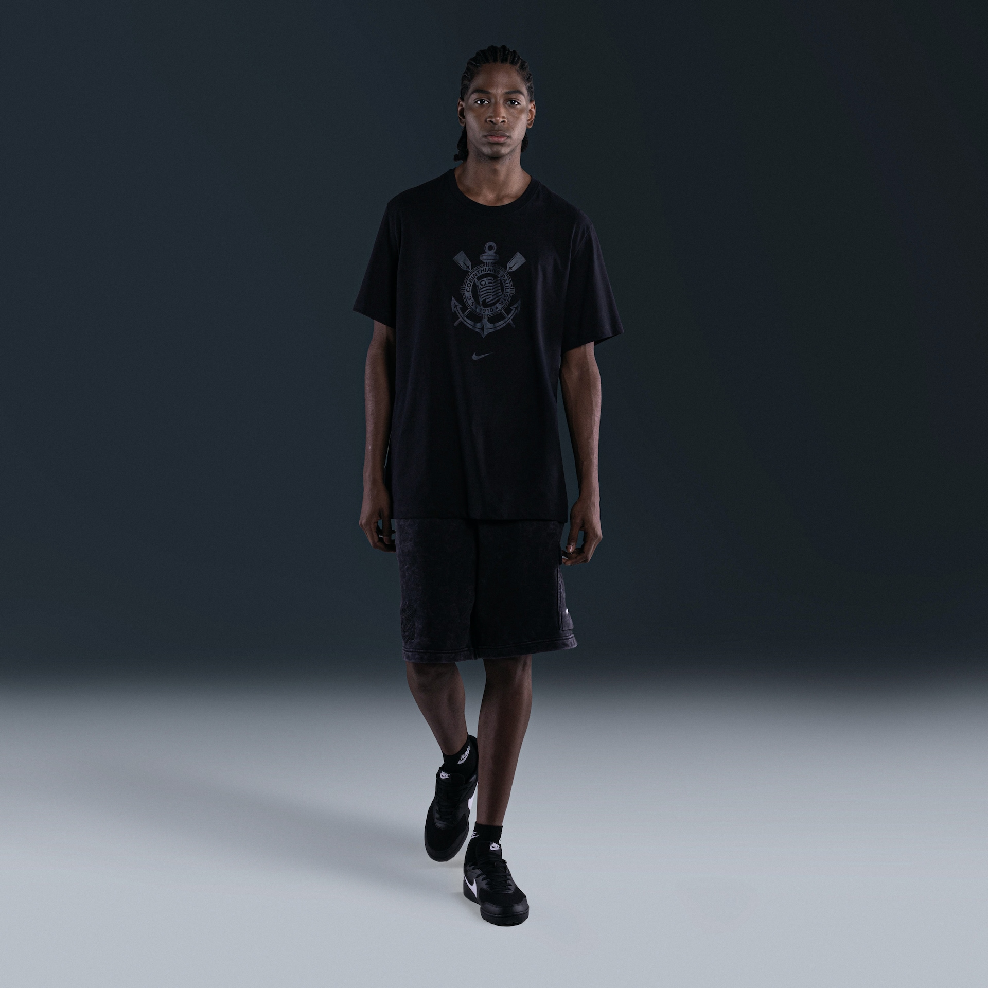 Camiseta Nike Corinthians Escudo Masculina - Foto 1