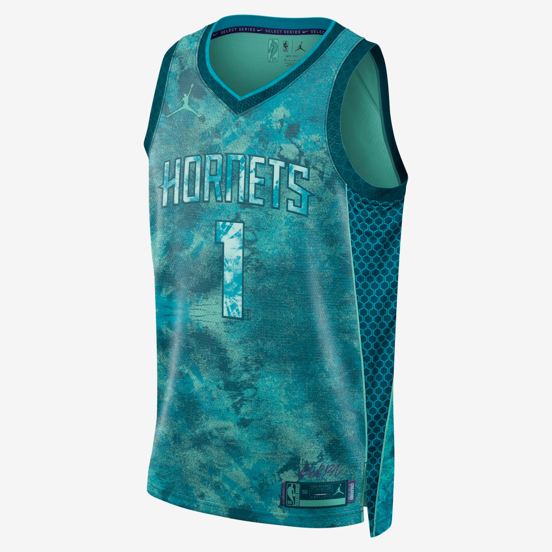 Regata Jordan Charlotte Hornets LaMelo Ball Masculina - Foto 1