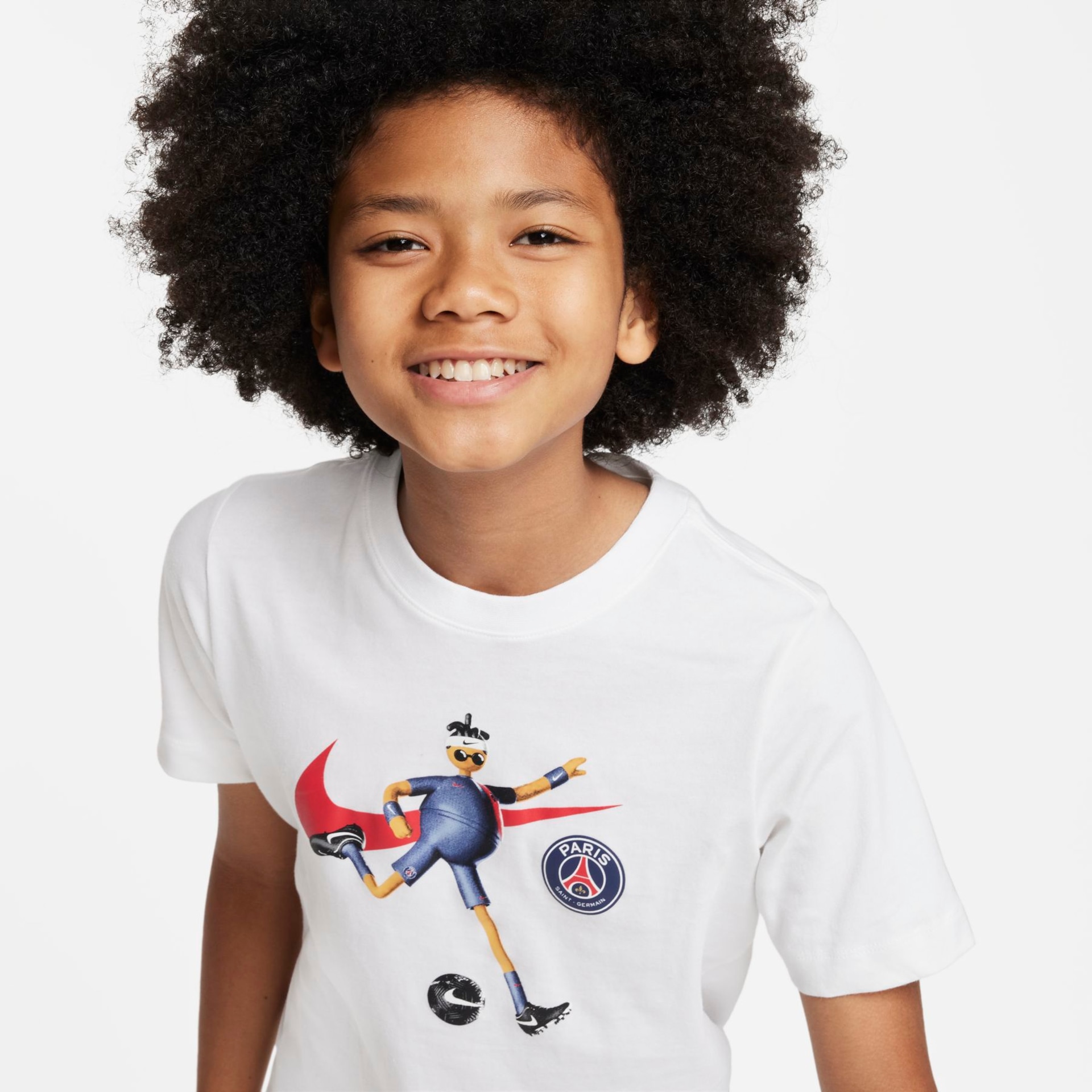 Camiseta Nike Paris Saint-Germain Mascot Infantil - Foto 3