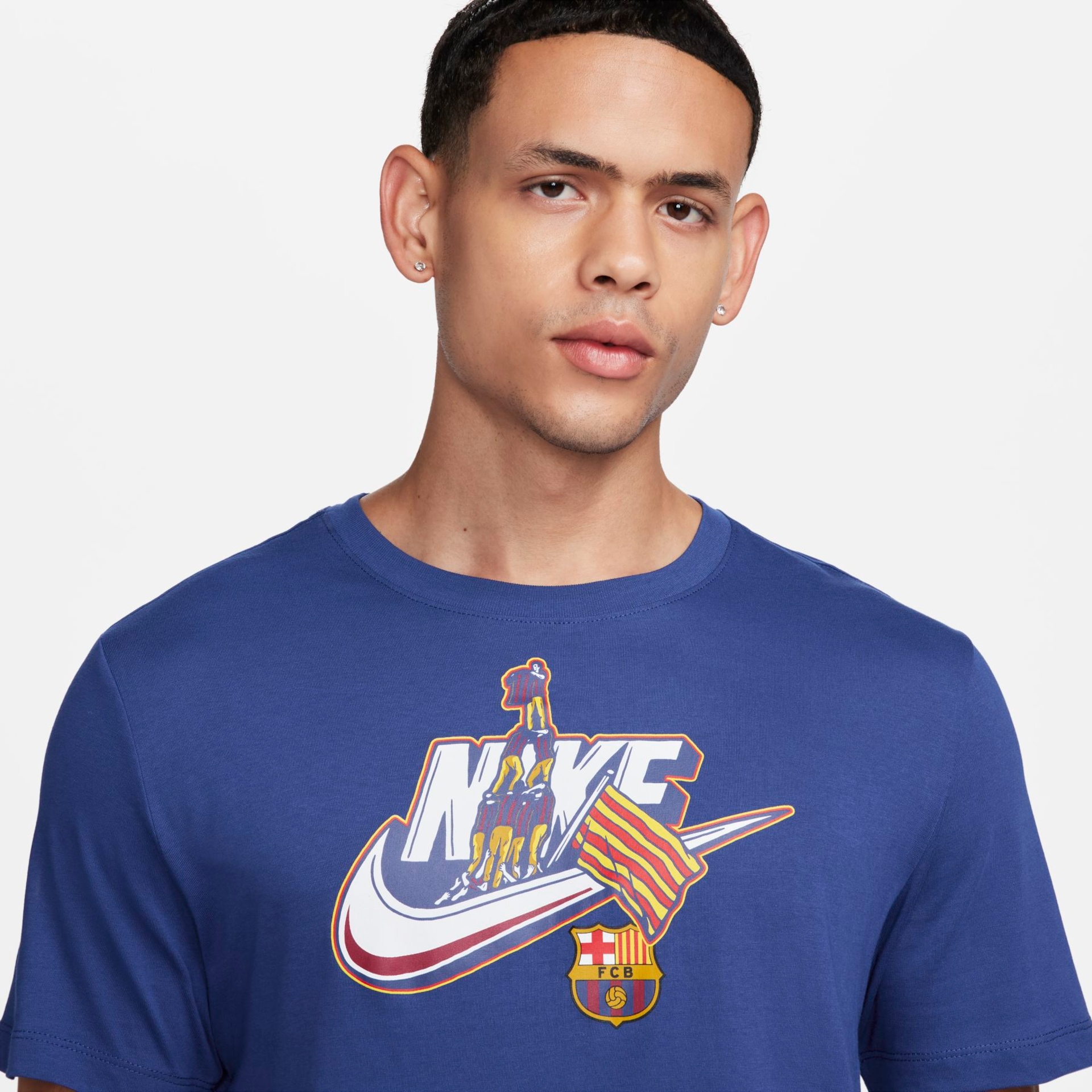 Camiseta Nike Barcelona Futura Masculina - Foto 3