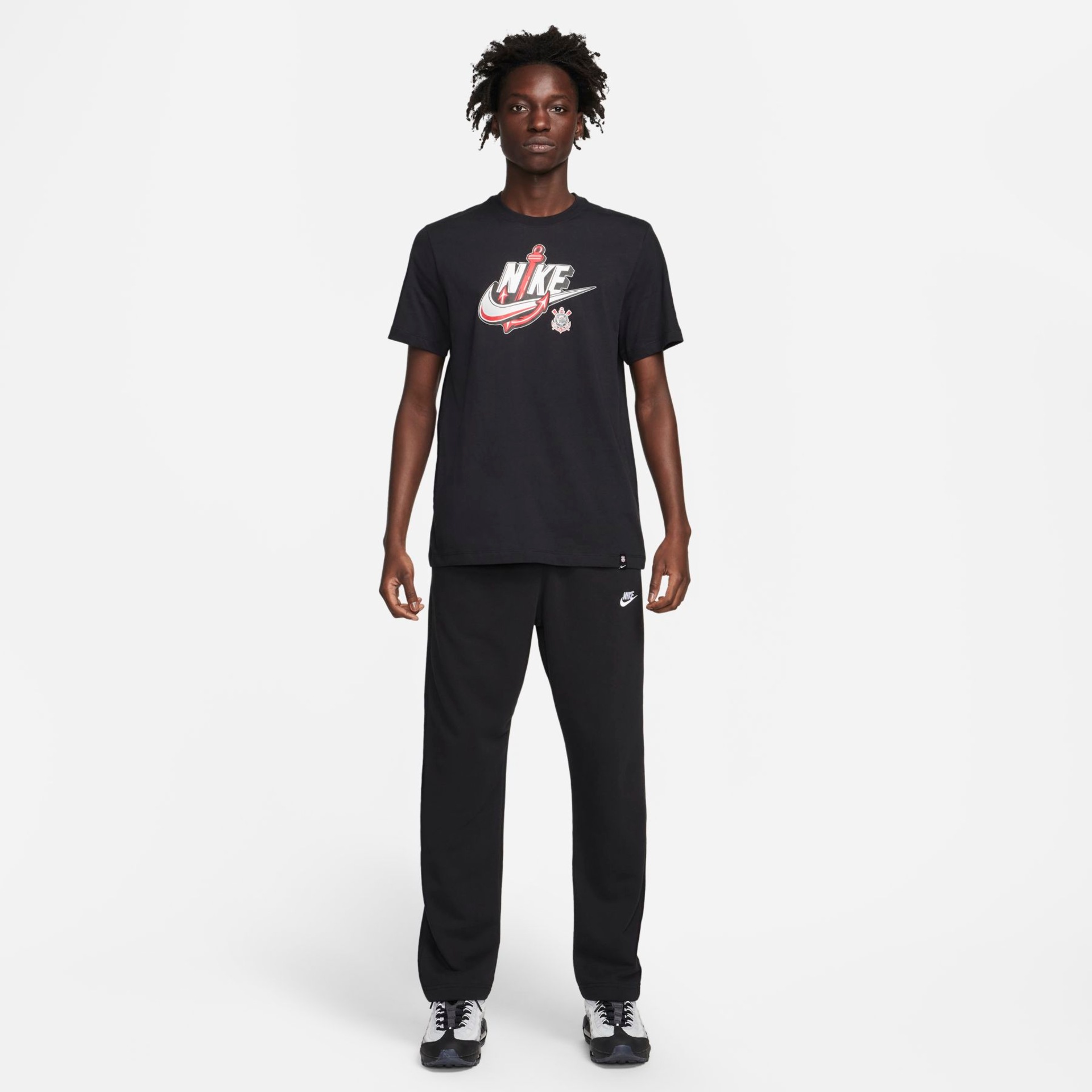 Camiseta Nike Corinthians Futura Masculina - Foto 6