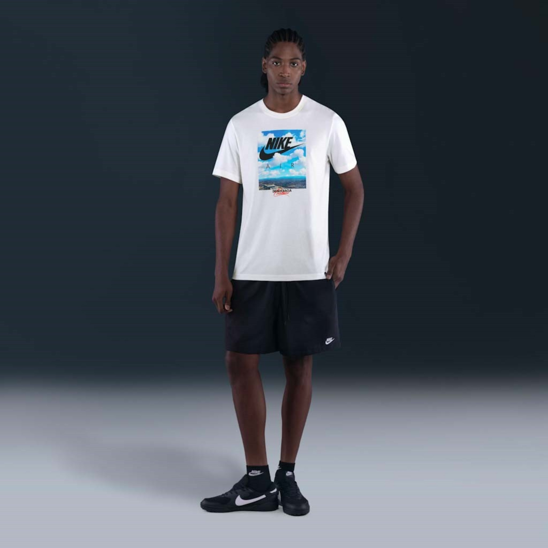 Camiseta Nike Corinthians Photo Masculina - Foto 1