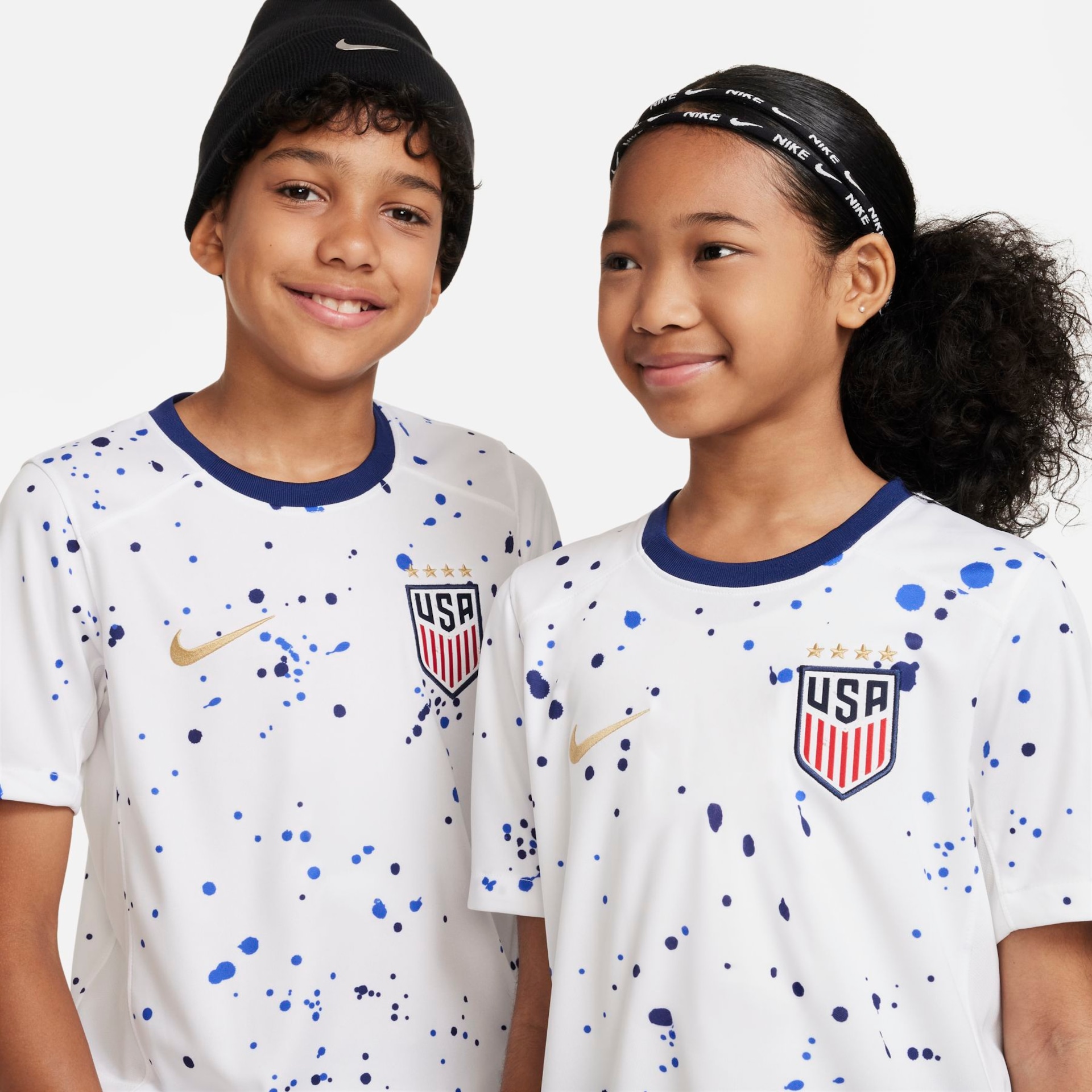 Camisa Nike Estados Unidos I 2023/24 Torcedor Pro Infantil - Foto 3