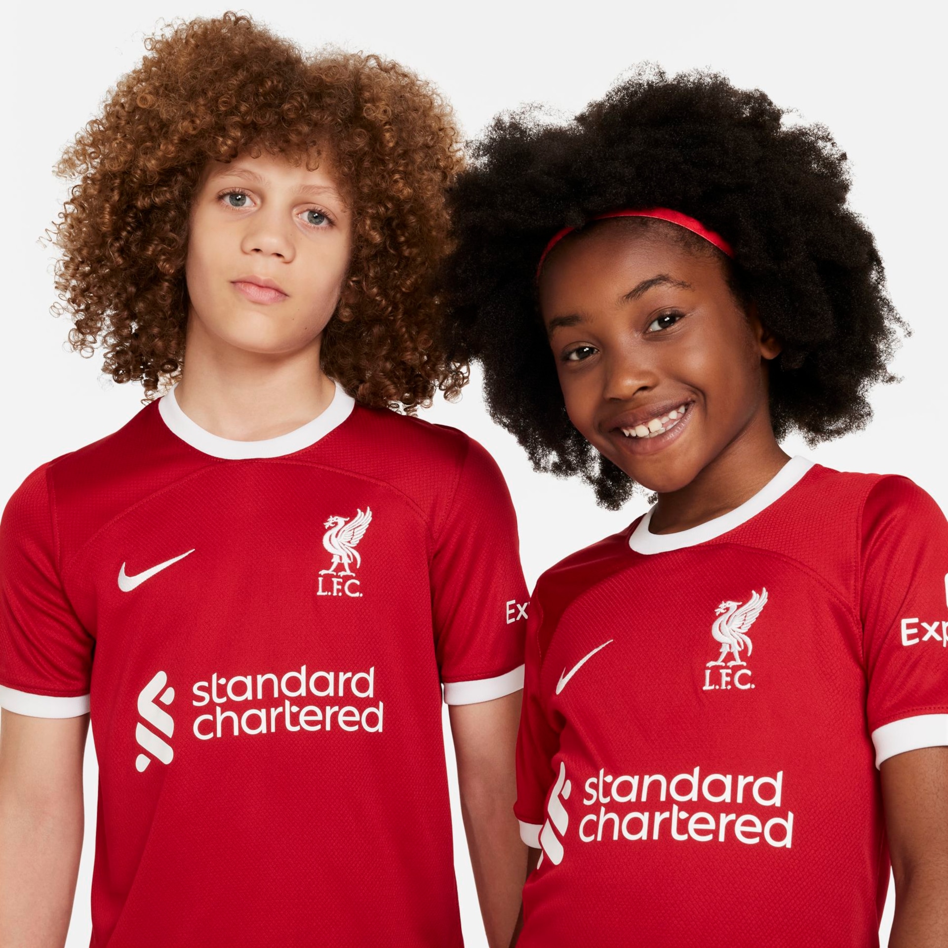 Camisa Nike Liverpool I 2023/24 Torcedor Pro Infantil - Foto 3