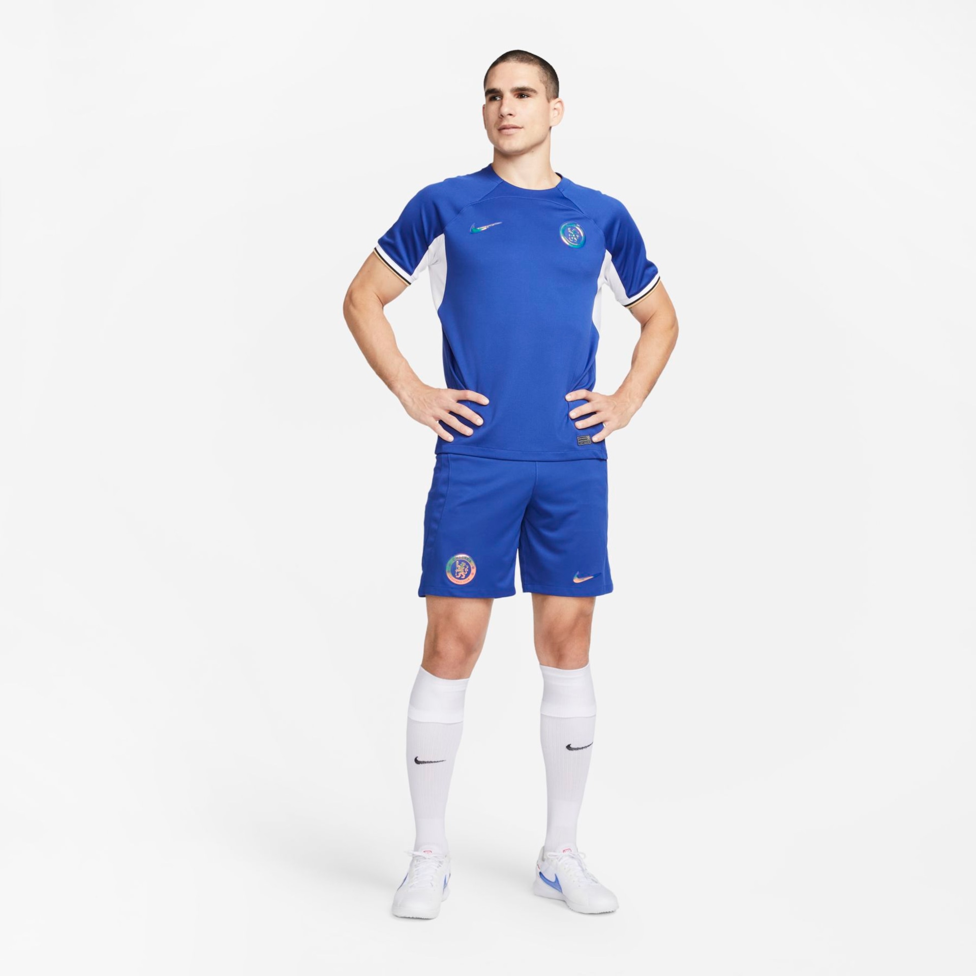 Camisa Nike Chelsea I 2023/24 Torcedor Pro Masculina - Foto 8