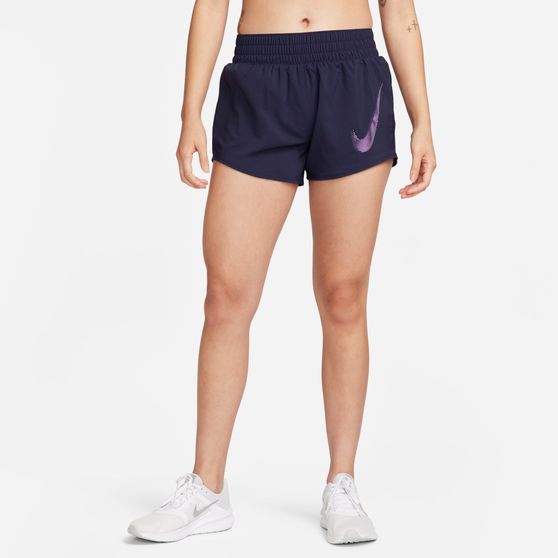 Shorts Nike Dri-FIT One Swoosh Feminino - Foto 1