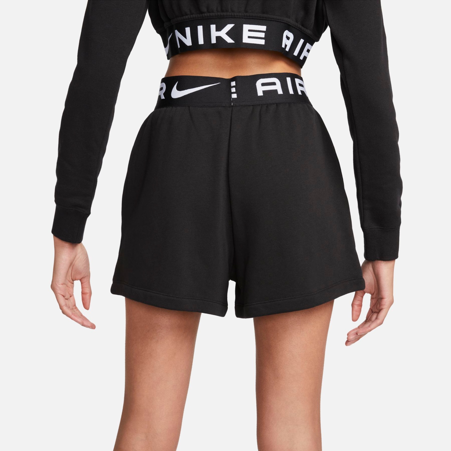 Shorts Nike Sportswear Air Fleece Feminino - Foto 3