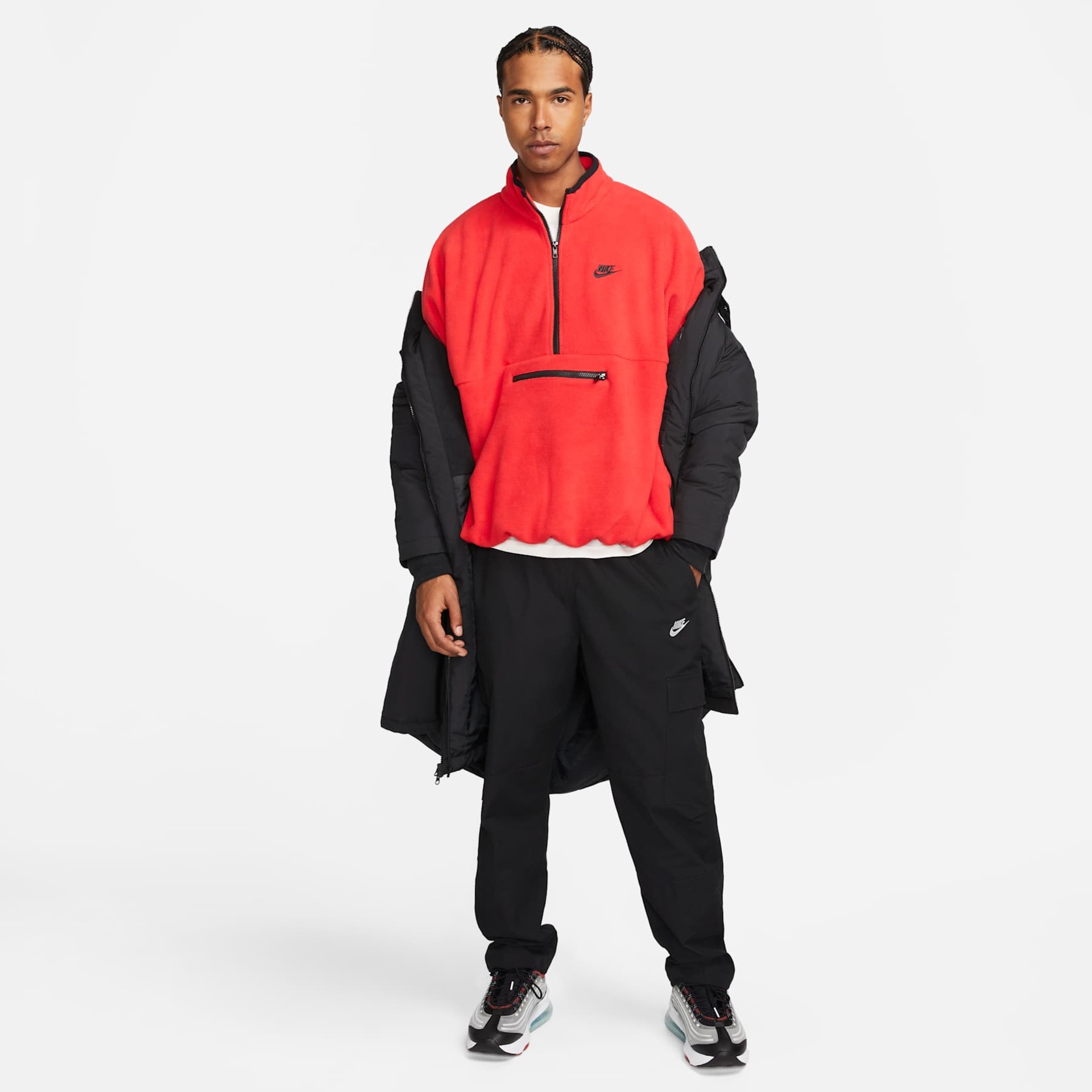 Calça Nike Club Woven Cargo Masculina - Foto 7