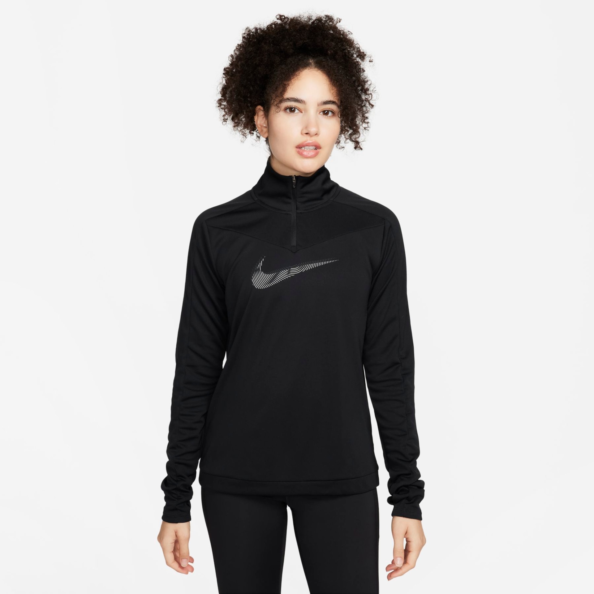 Camiseta Nike Dri-FIT Swoosh Feminina - Foto 1