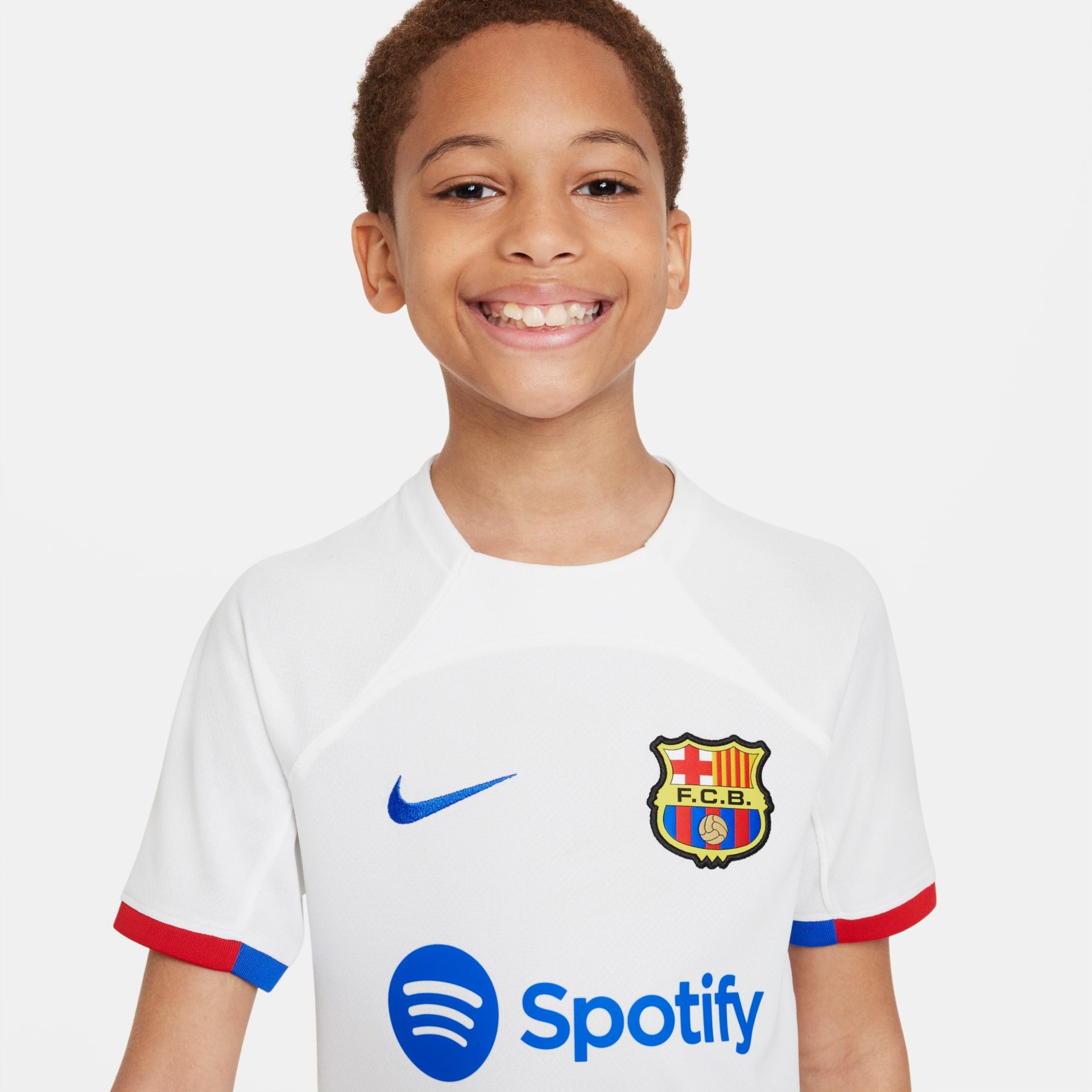 Camisa Nike Barcelona II 2022/2023 Torcedor Pro Infantil - Foto 3