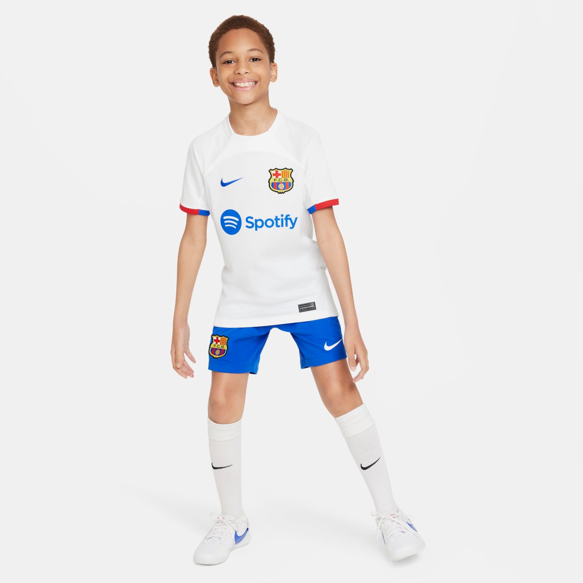 Camisa Nike Barcelona II 2022/2023 Torcedor Pro Infantil - Foto 7