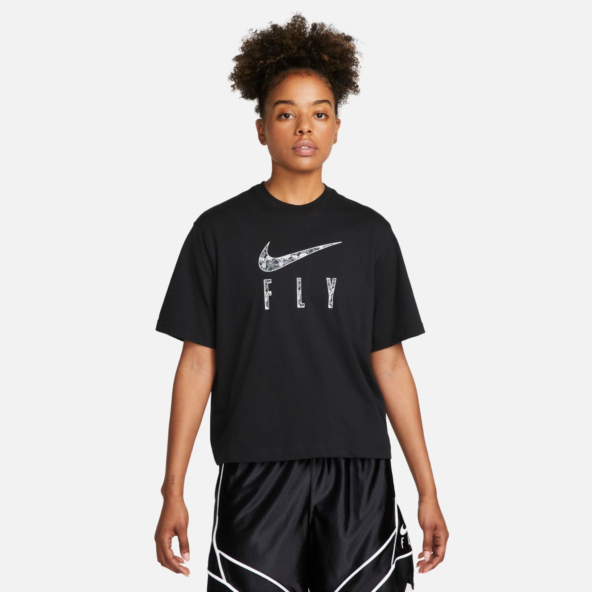 Camiseta Nike Dri-FIT Swoosh Fly Feminina - Foto 1