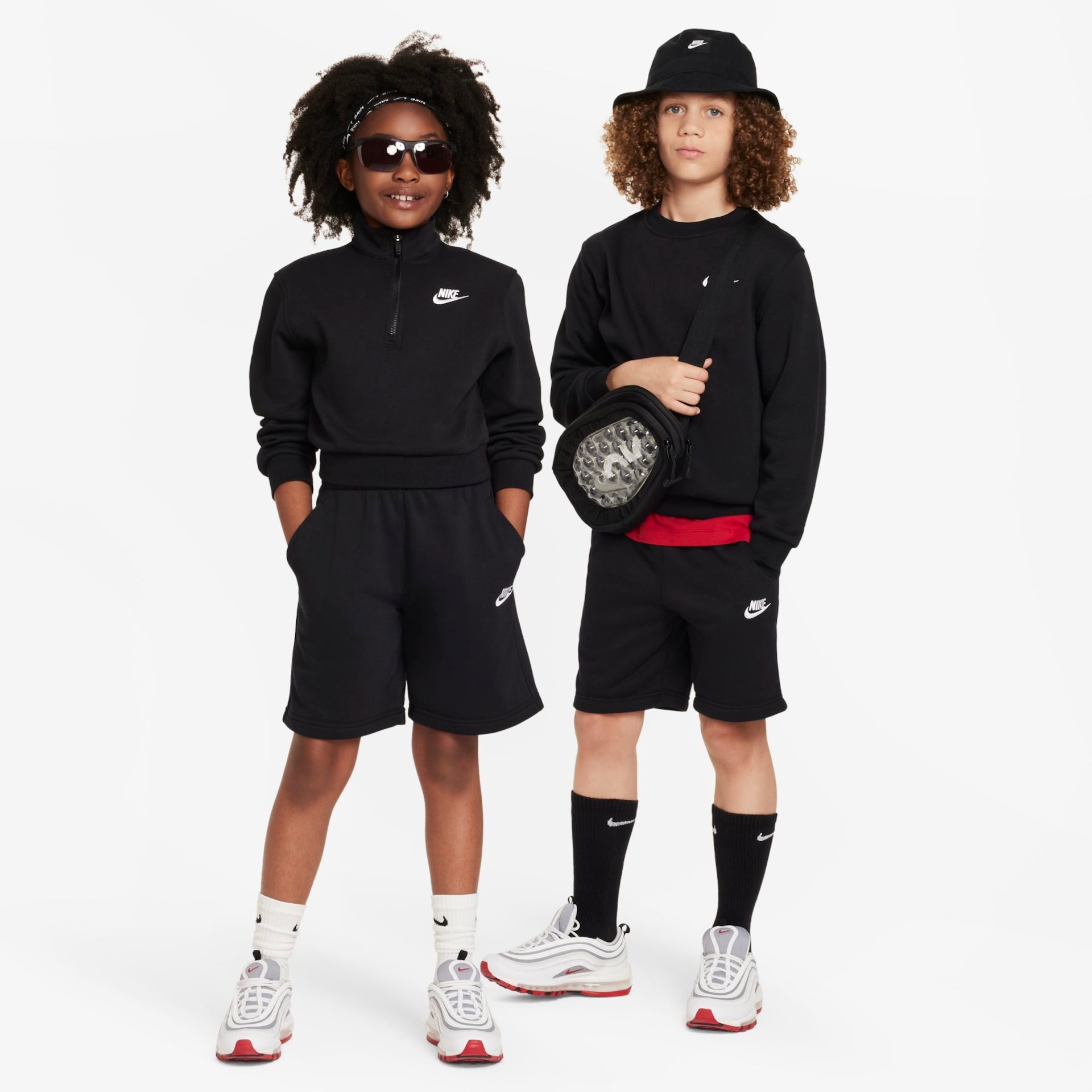 Shorts Nike Sportswear Club Fleece Infantil - Foto 7