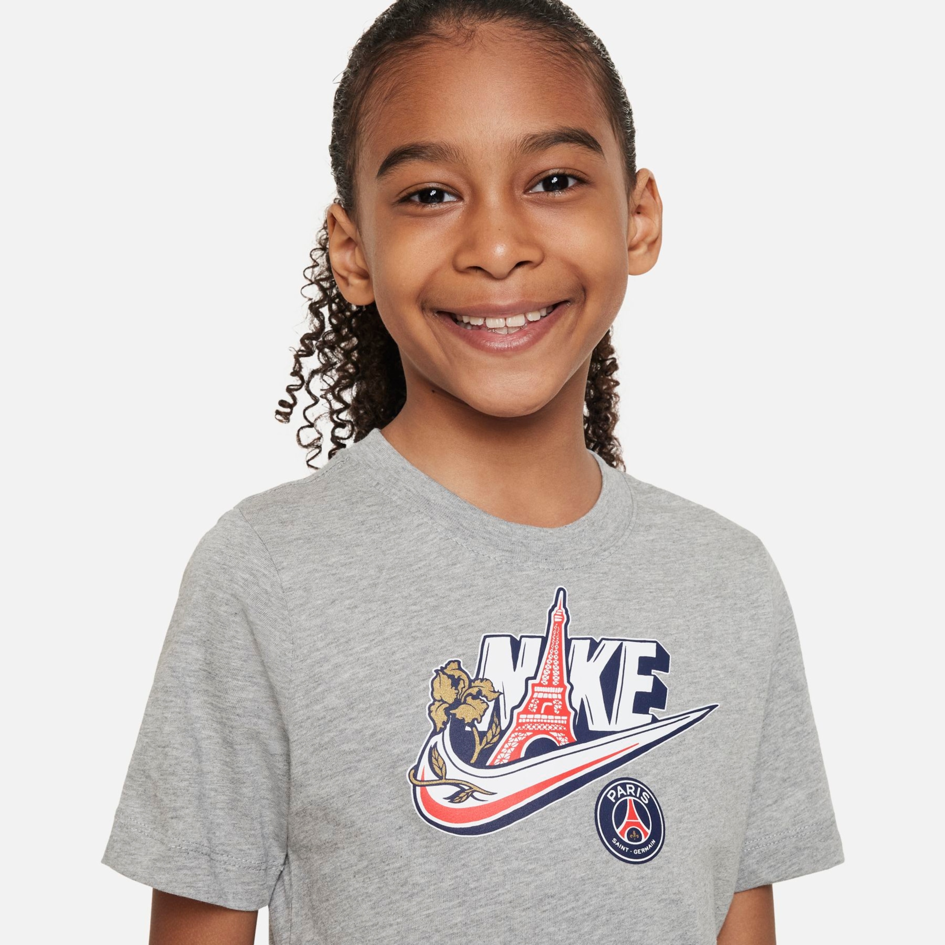 Camiseta Nike Paris Saint-Germain Infantil - Foto 3