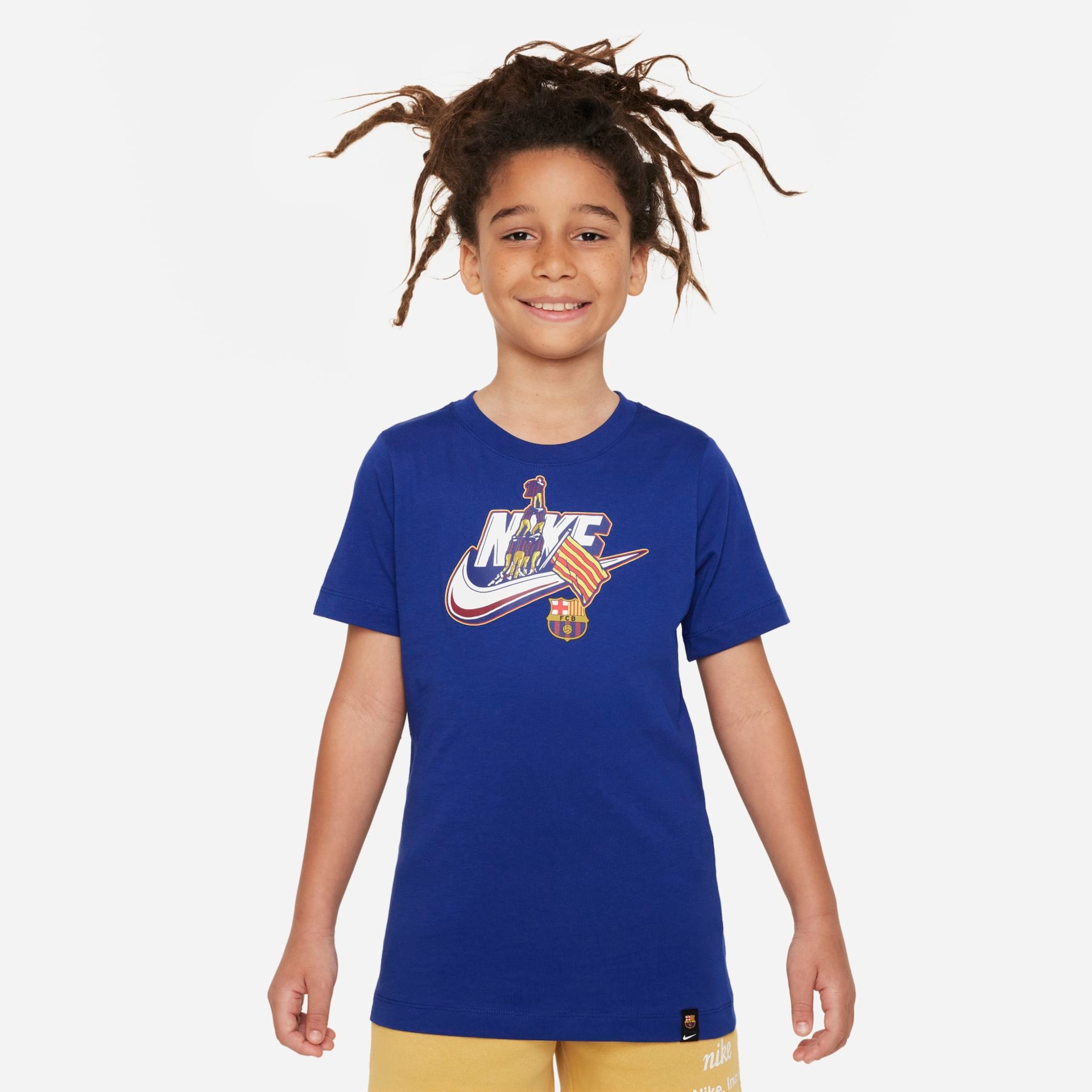 Camiseta Nike Barcelona Infantil - Foto 1