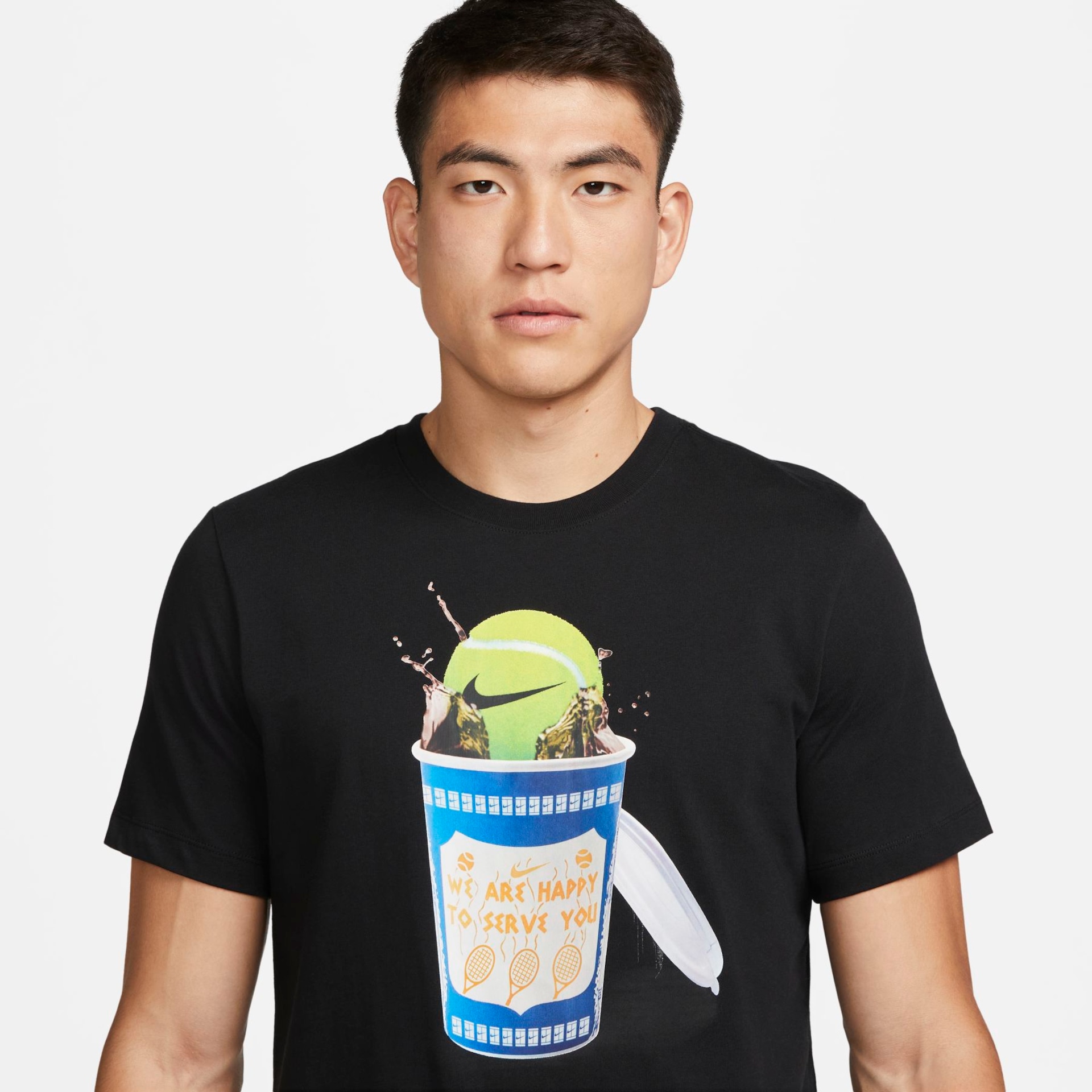 Camiseta Nike Court Heritage Masculina - Foto 3