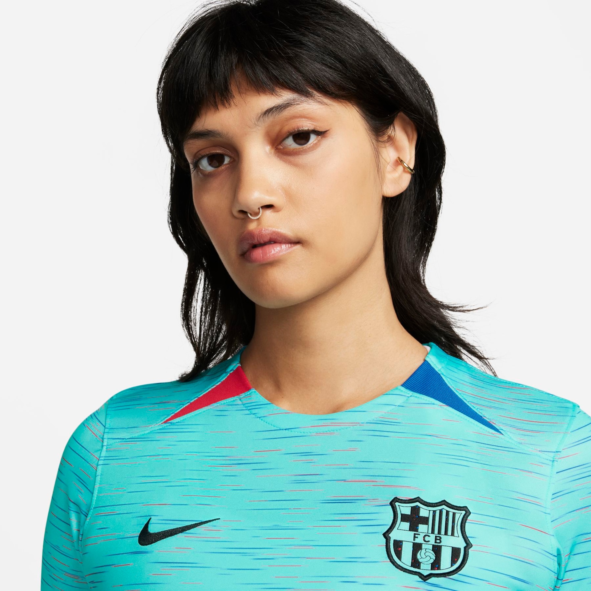 Camisa Nike Barcelona III 2023/24 Torcedora Pro Feminina - Foto 3