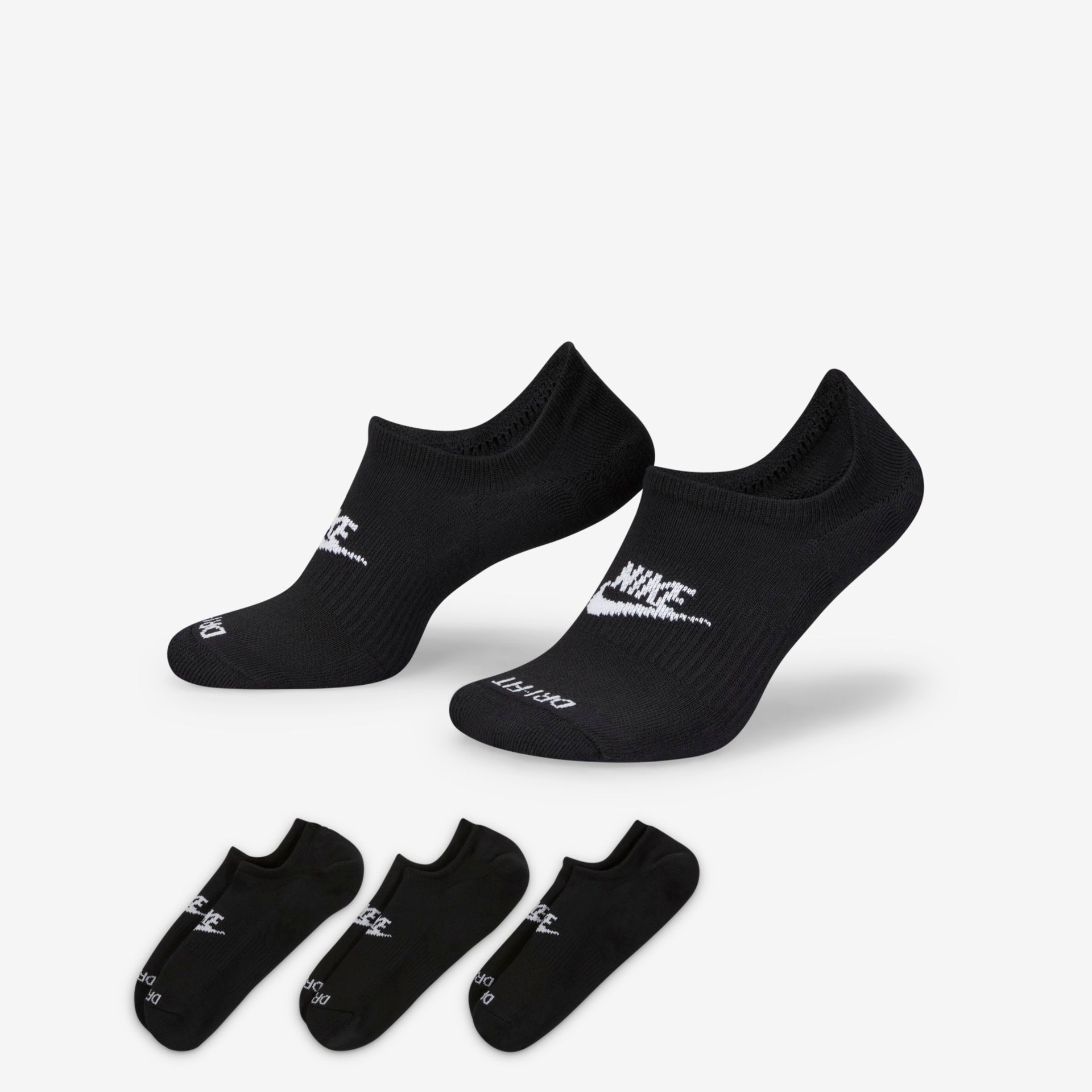 Meia Nike Everyday Cushioned (3 pares) Unissex - Foto 1