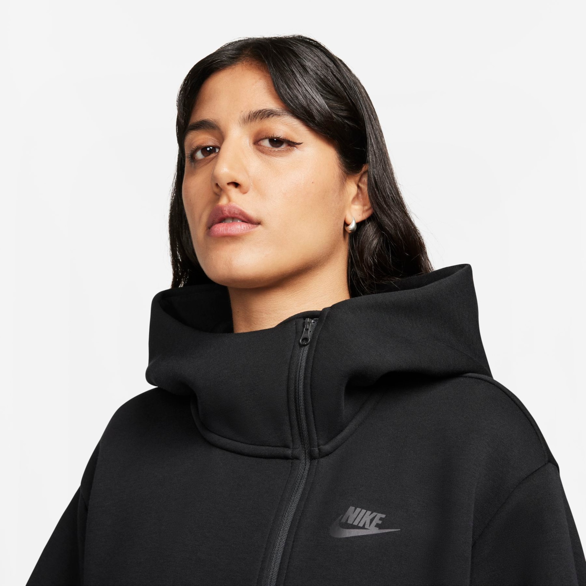 Jaqueta Nike Sportswear Tech Fleece Essential Feminina - Foto 3