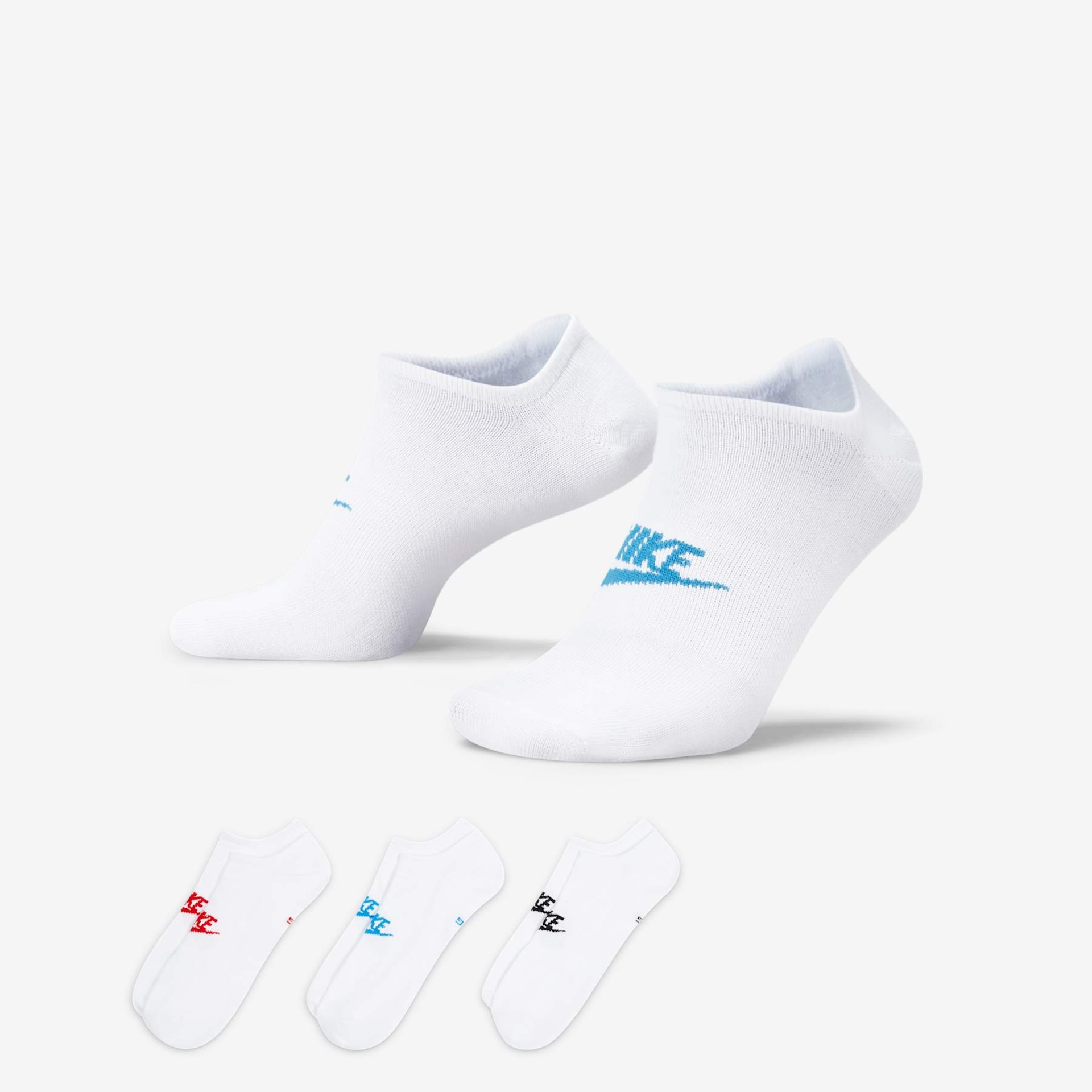 Meia Nike Sportswear Everyday Essentials (3 pares) Unissex - Foto 1