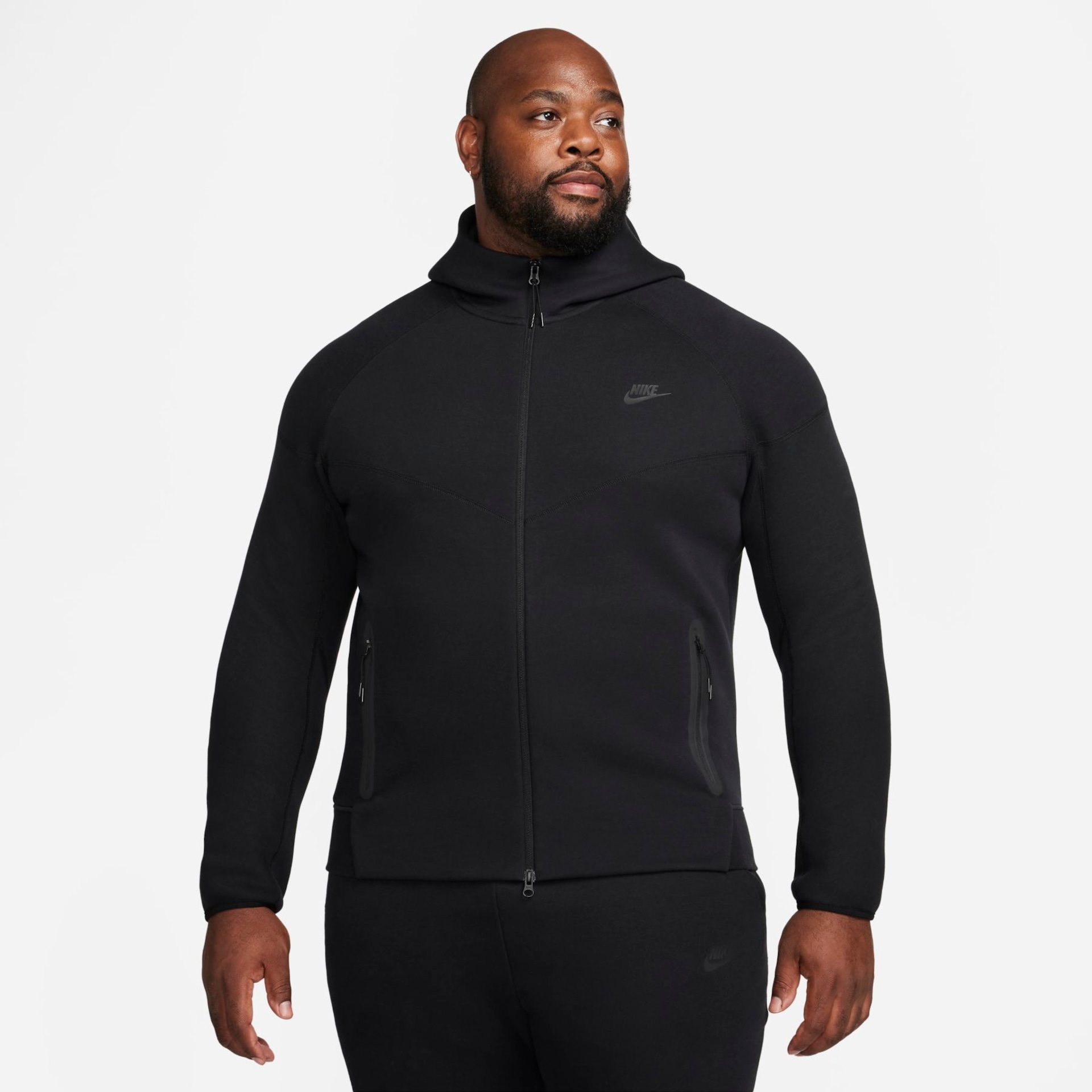 Jaqueta Nike Sportswear Tech Fleece Windrunner Masculina - Foto 9