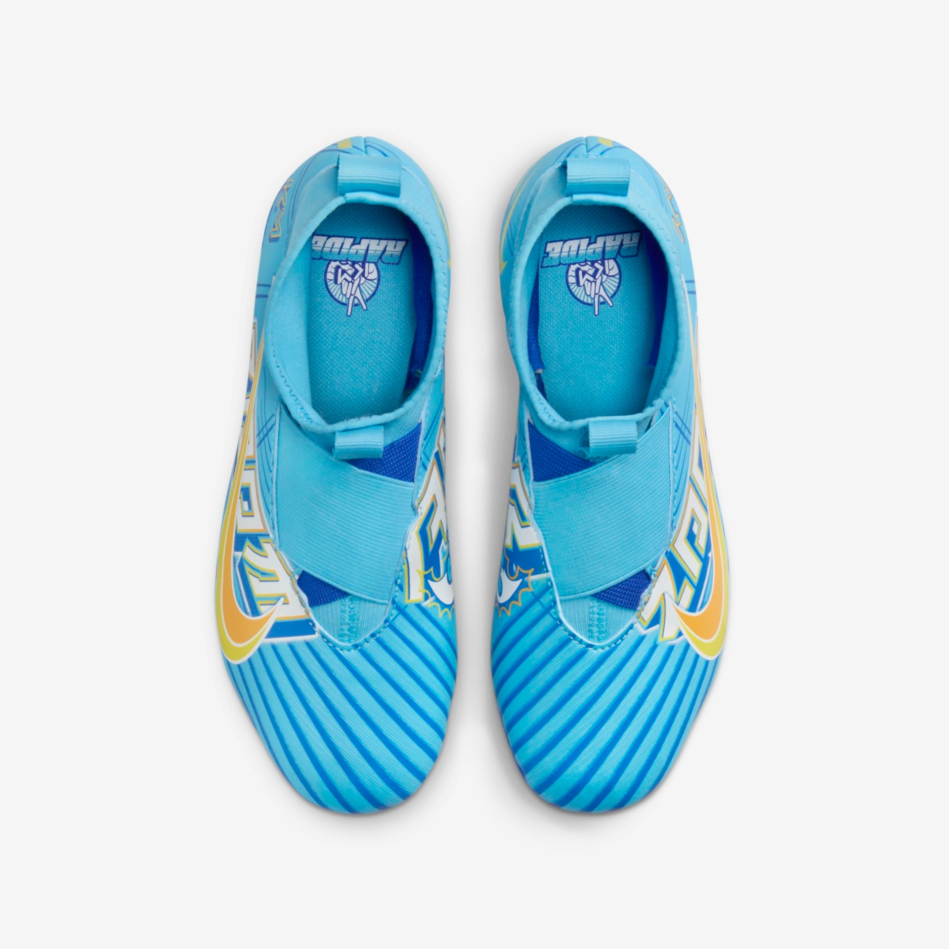 Chuteira Nike Zoom Mercurial Superfly 9 Academy KM Infantil Campo - Foto 4