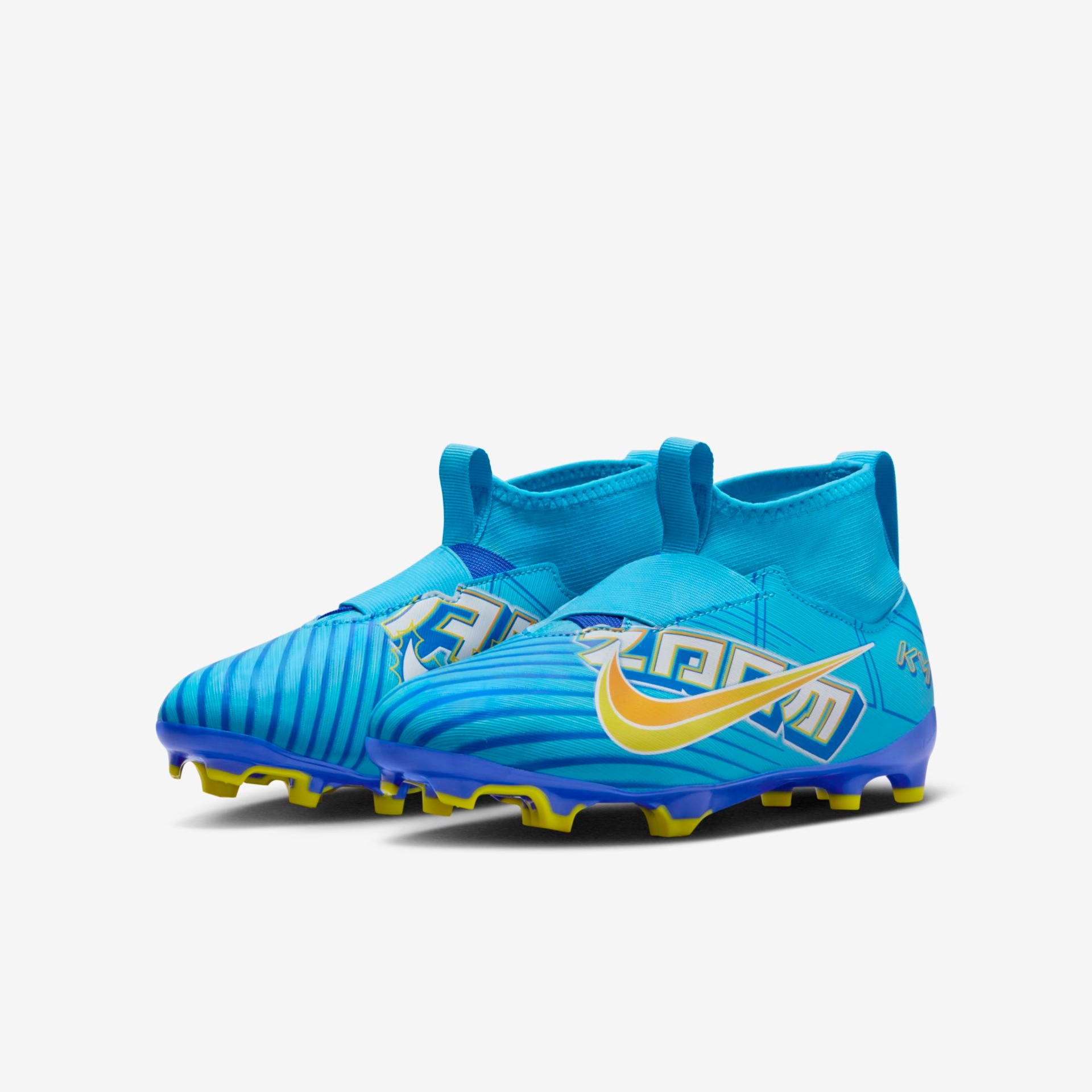 Chuteira Nike Zoom Mercurial Superfly 9 Academy KM Infantil Campo - Foto 5