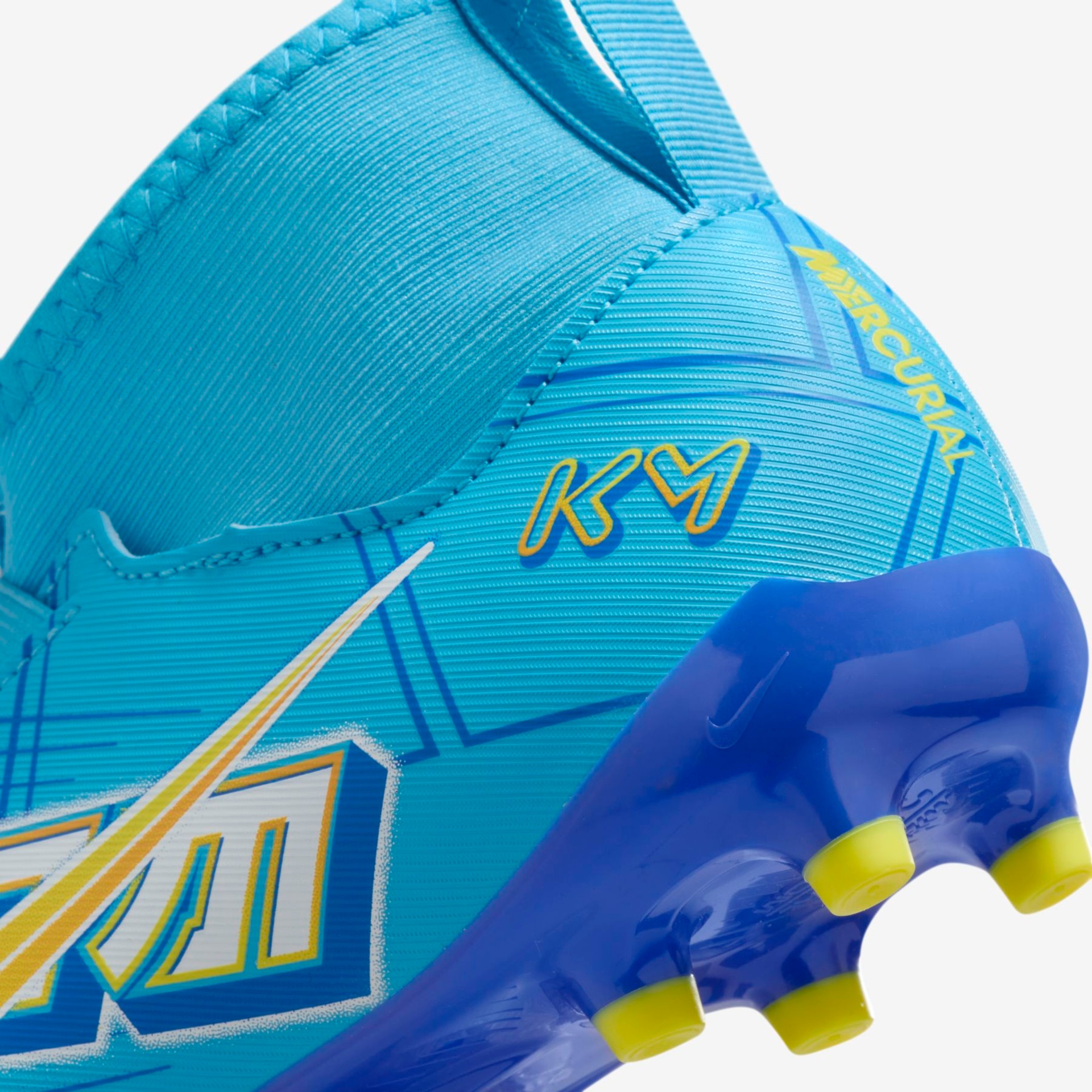 Chuteira Nike Zoom Mercurial Superfly 9 Academy KM Infantil Campo - Foto 9