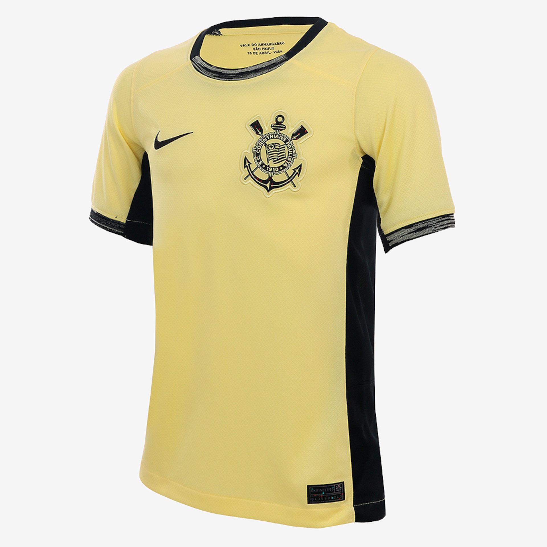 Camisa Nike Corinthians III 2023/24 Torcedor Pro Infantil - Foto 1