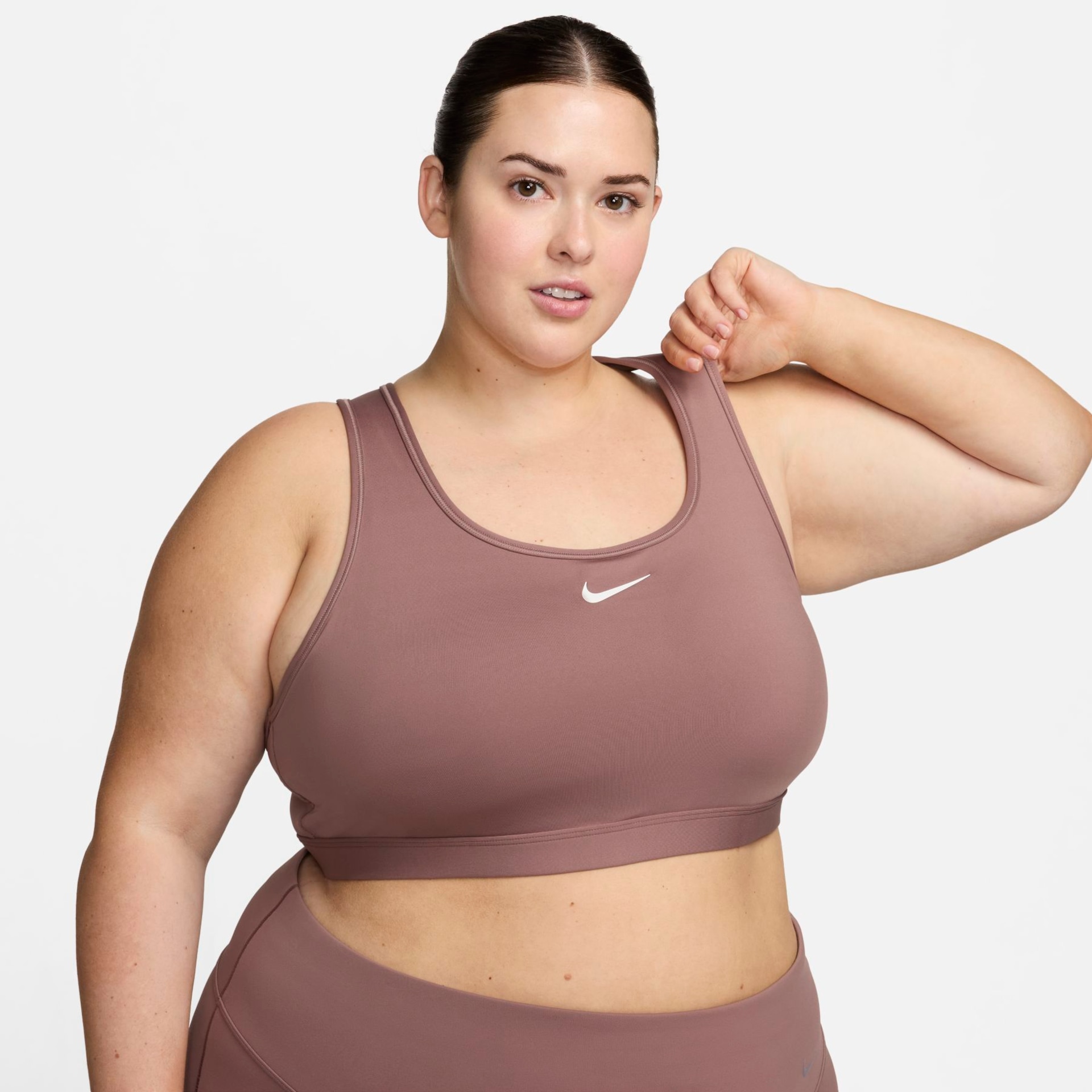 Plus Size - Top Nike Swoosh Feminino - Foto 2