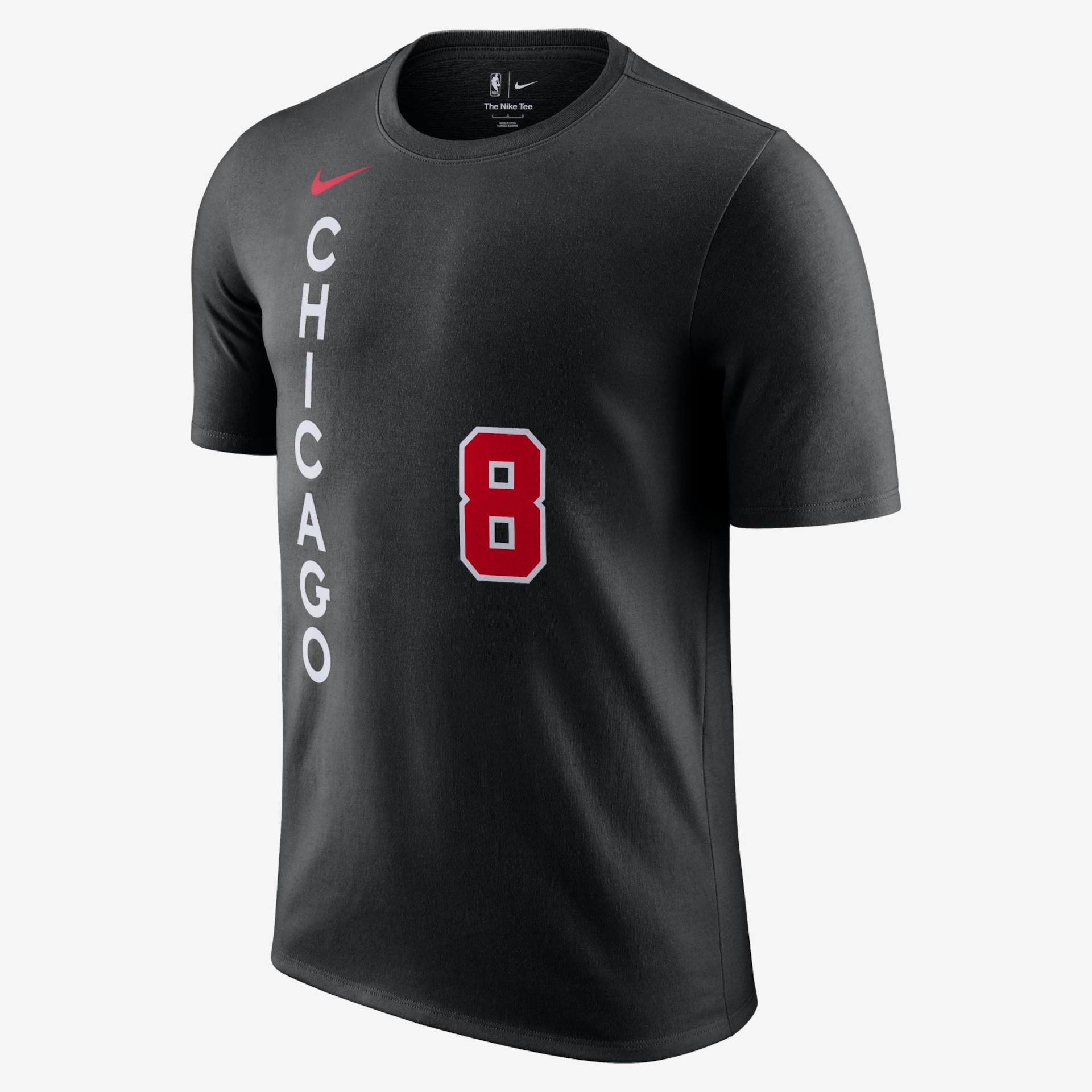 Camiseta Nike Chicago Bulls City Edition Masculina - Foto 1