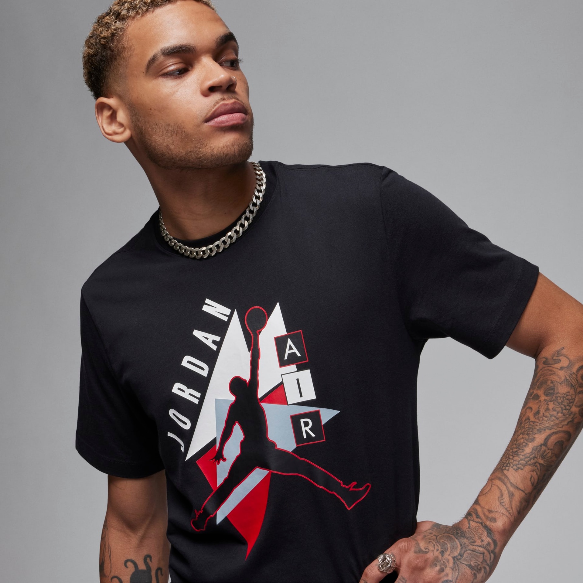 Camiseta Jordan Crew Masculina - Foto 3