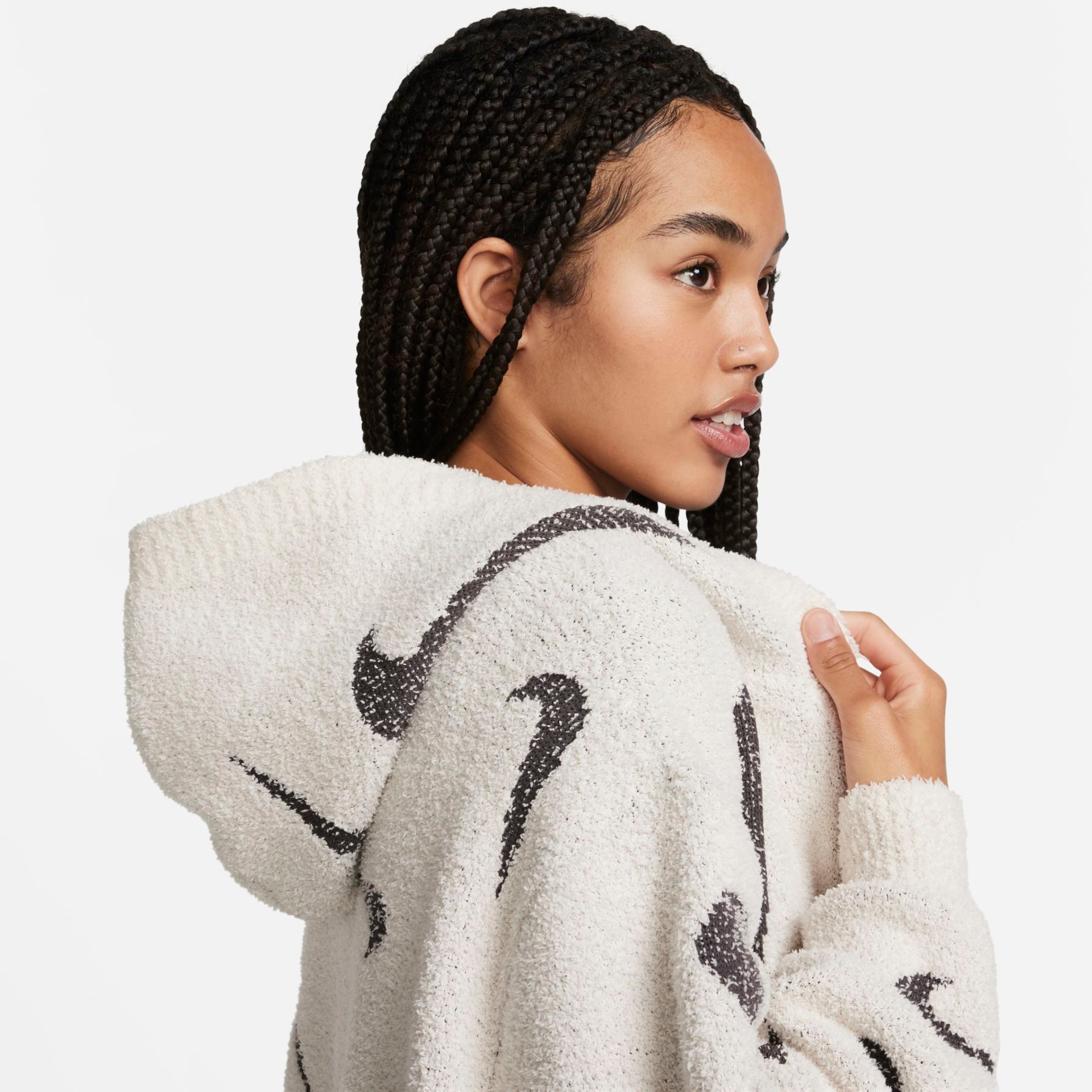 Jaqueta Nike Sportswear Cozy Feminina - Foto 4